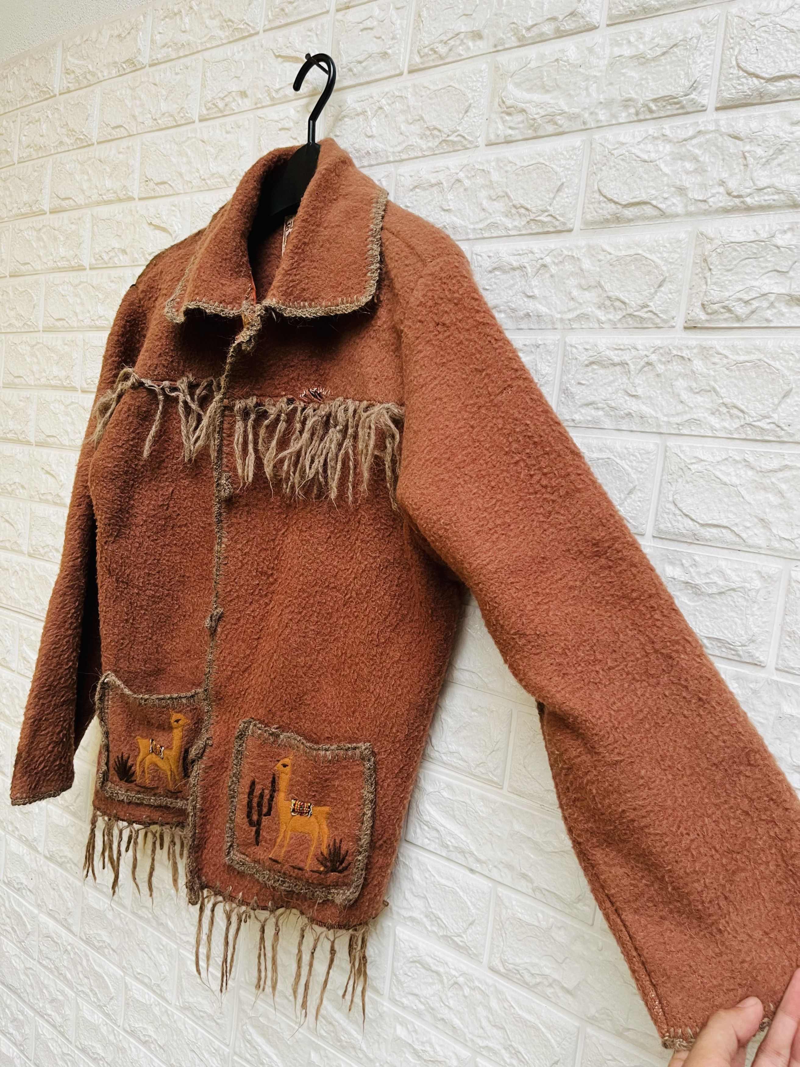 Designer × Japanese Brand Vintage Sun Valley Hand Britting Wool Design Fashion Style Size M / US 6-8 / IT 42-44 - 6 Thumbnail