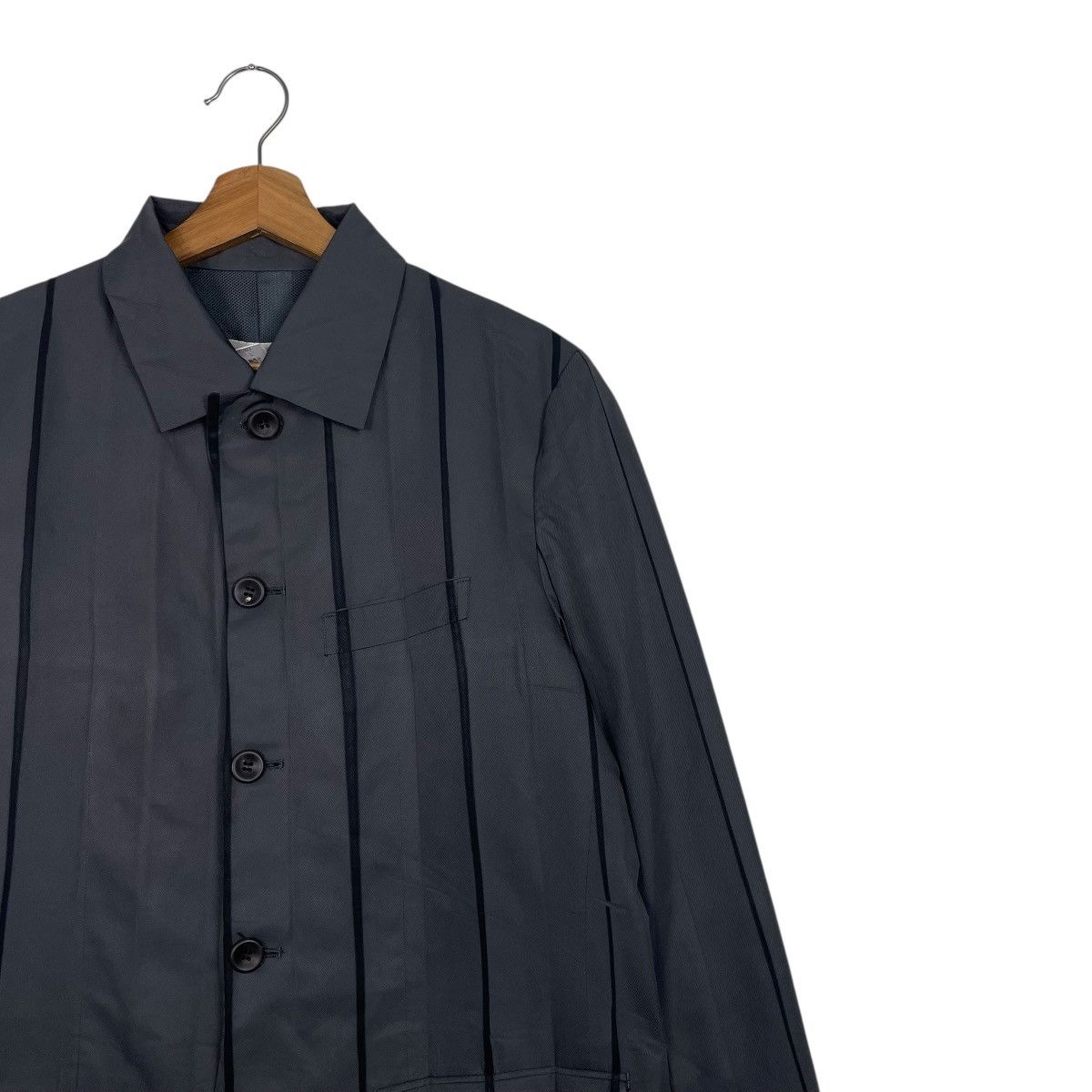 Issey Miyake Nice Design Issey Miyake Pleated Long Coat Size US S / EU 44-46 / 1 - 6 Thumbnail