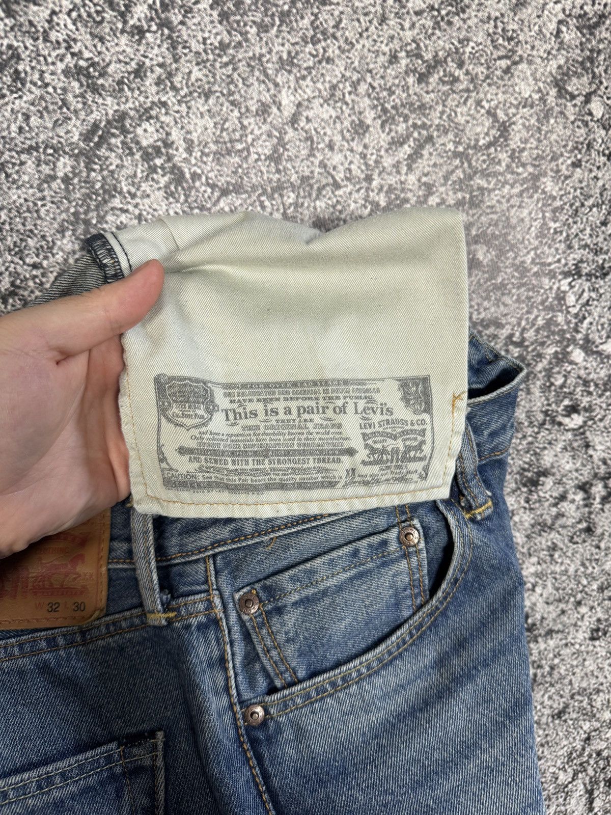 Levi's Men’s Levi’s 501 Denim Straight Jeans Pants Size W32 L30 Size US 32 / EU 48 - 10 Thumbnail