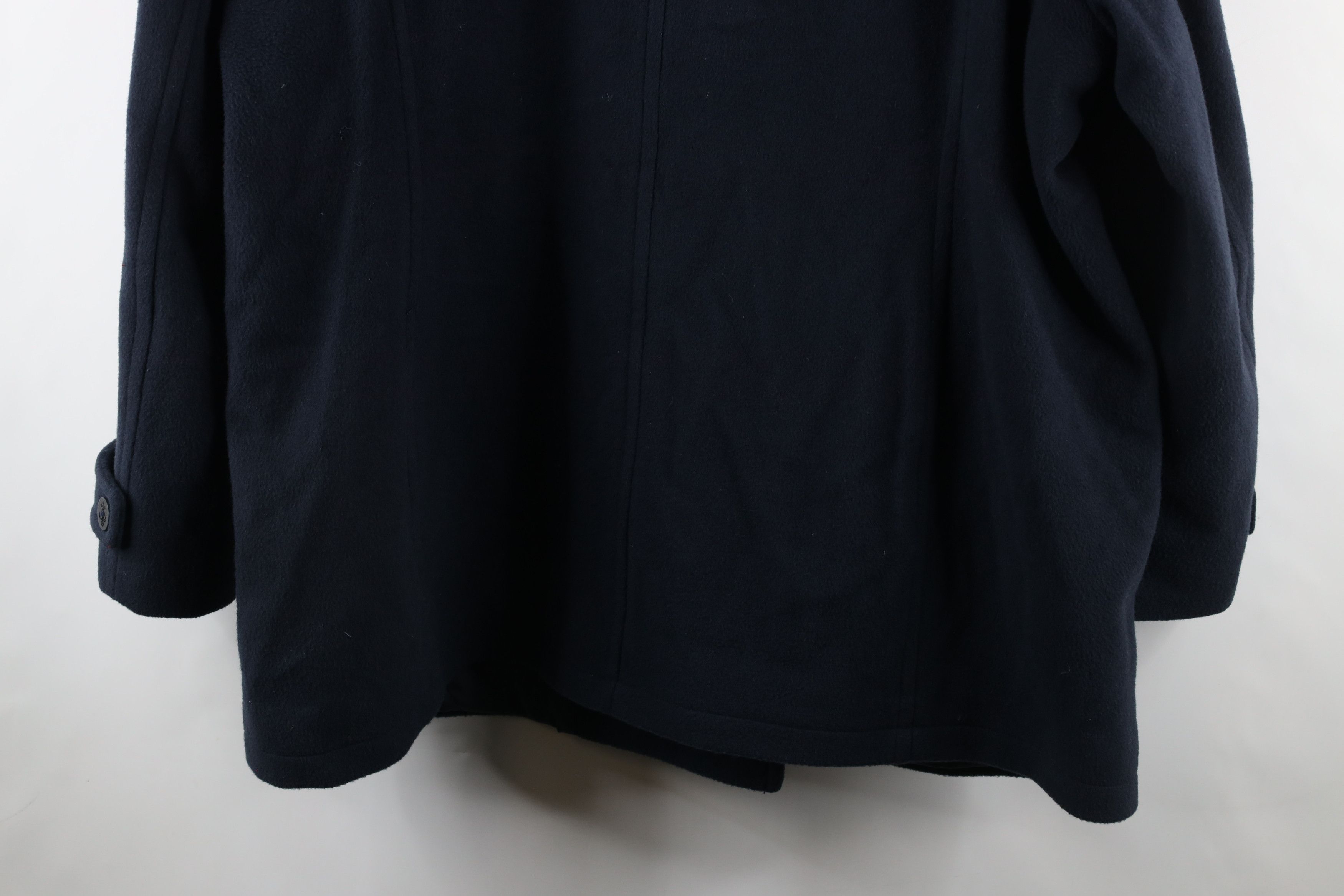 L.L. Bean × Vintage Vintage LL Bean Wool Naval Quilted Peacoat Jacket Navy Blue Size XXL / US 16-18 / IT 52-54 - 14 Thumbnail