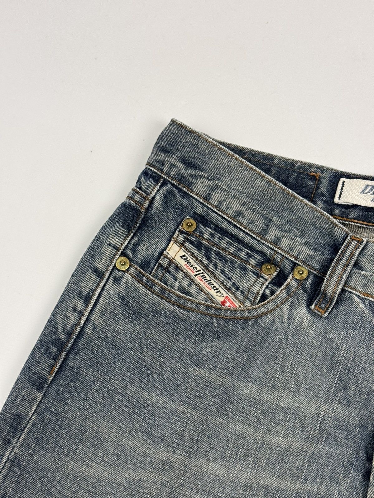 Diesel Y2K Vintage Diesel Regulated Washed Denim Jeans Size US 31 - 7 Thumbnail