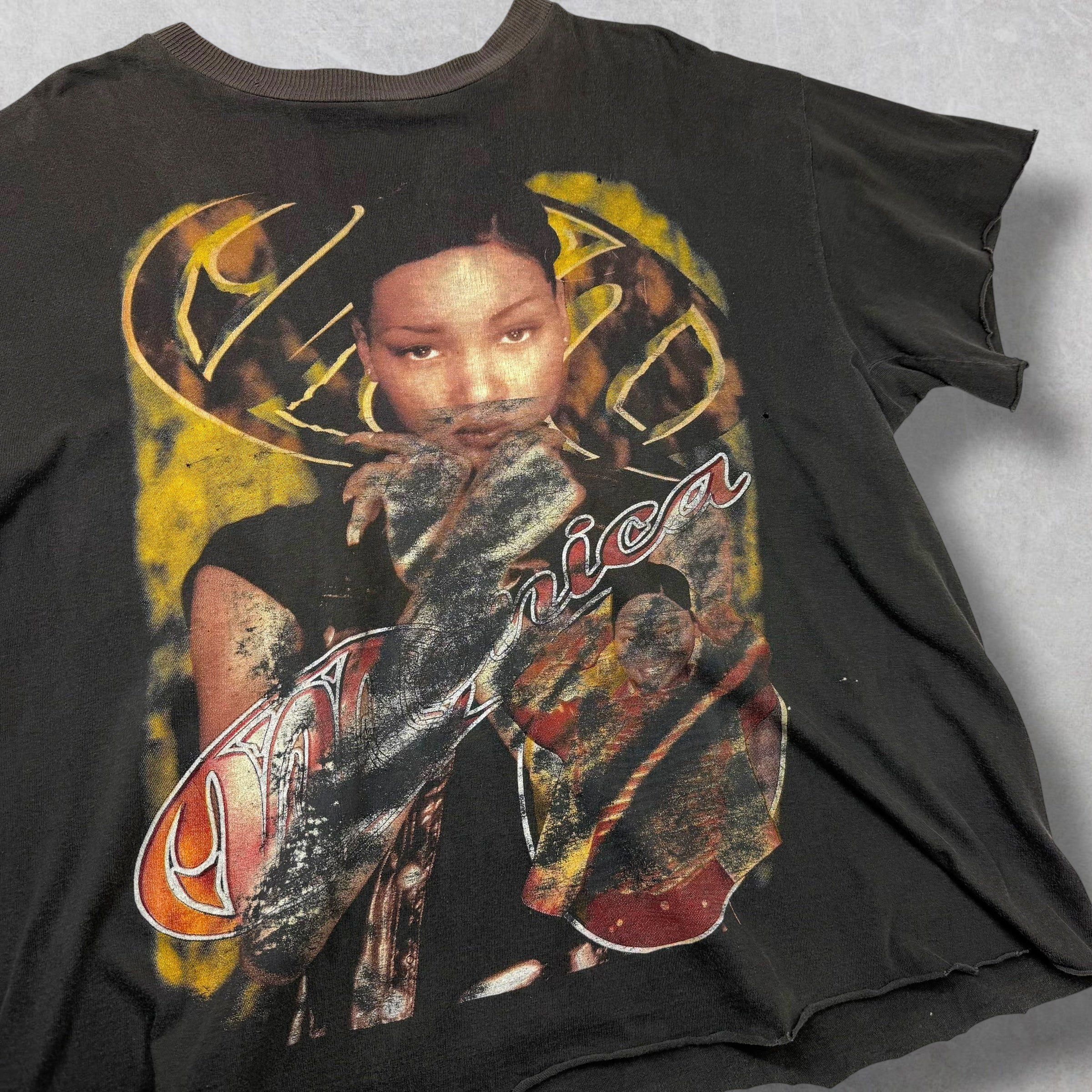 Vintage Vintage Monica Before You Walk Out of My Life Rap Style Tee Size US XXL / EU 58 / 5 - 4 Thumbnail