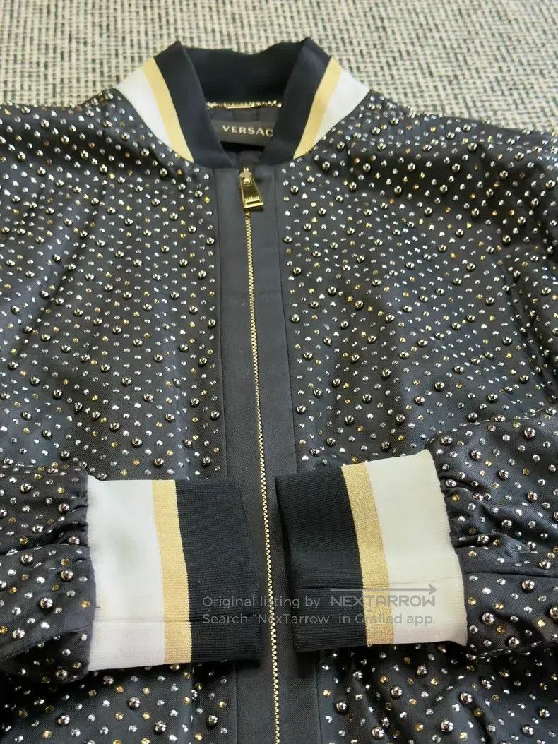 Versace Versace Rework full diamond jacket Size L / US 10 / IT 46 - 4 Thumbnail