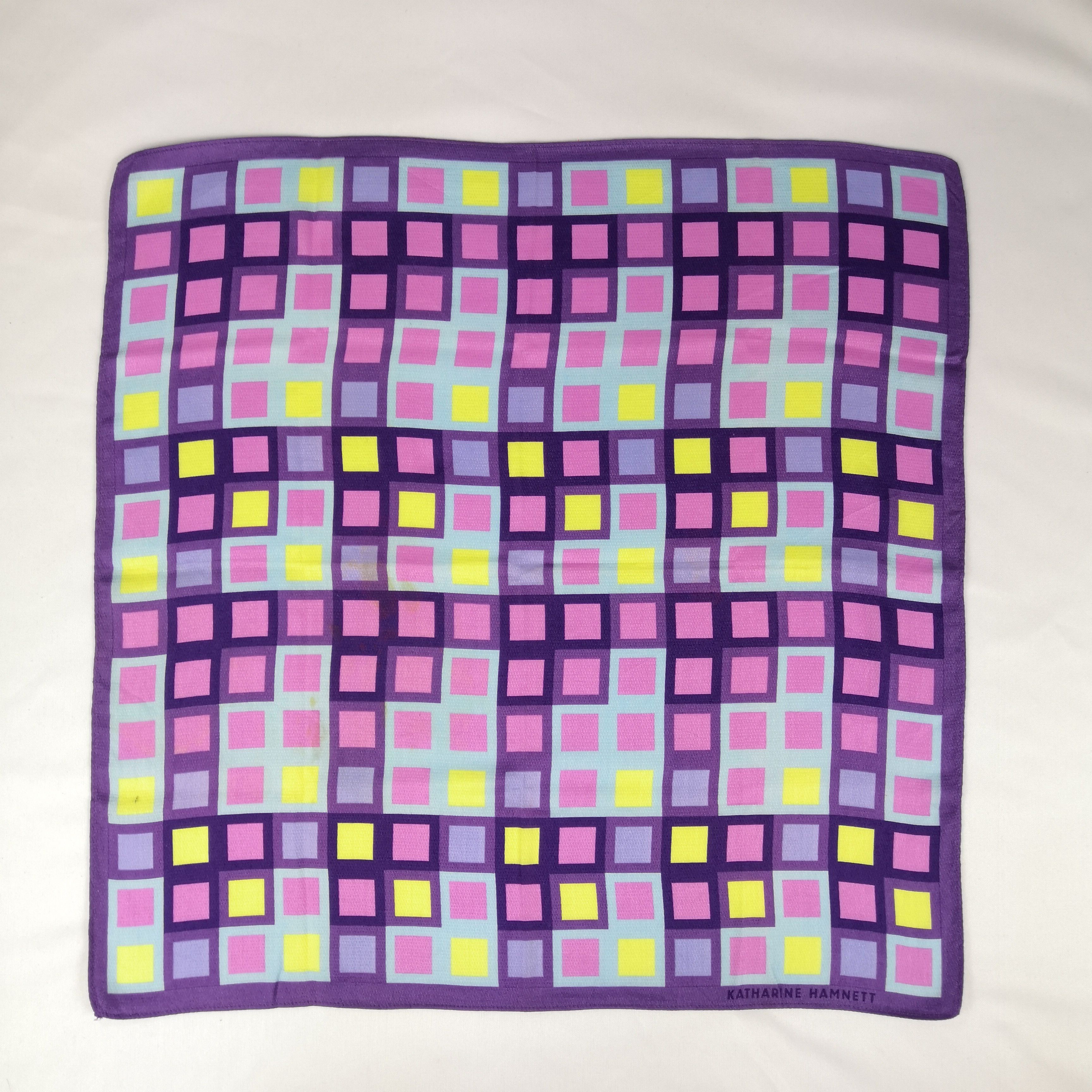 Katharine Hamnett London Vintage Katharine Hamnett Handkerchief Neckerchief Bandana Size ONE SIZE - 2 Thumbnail
