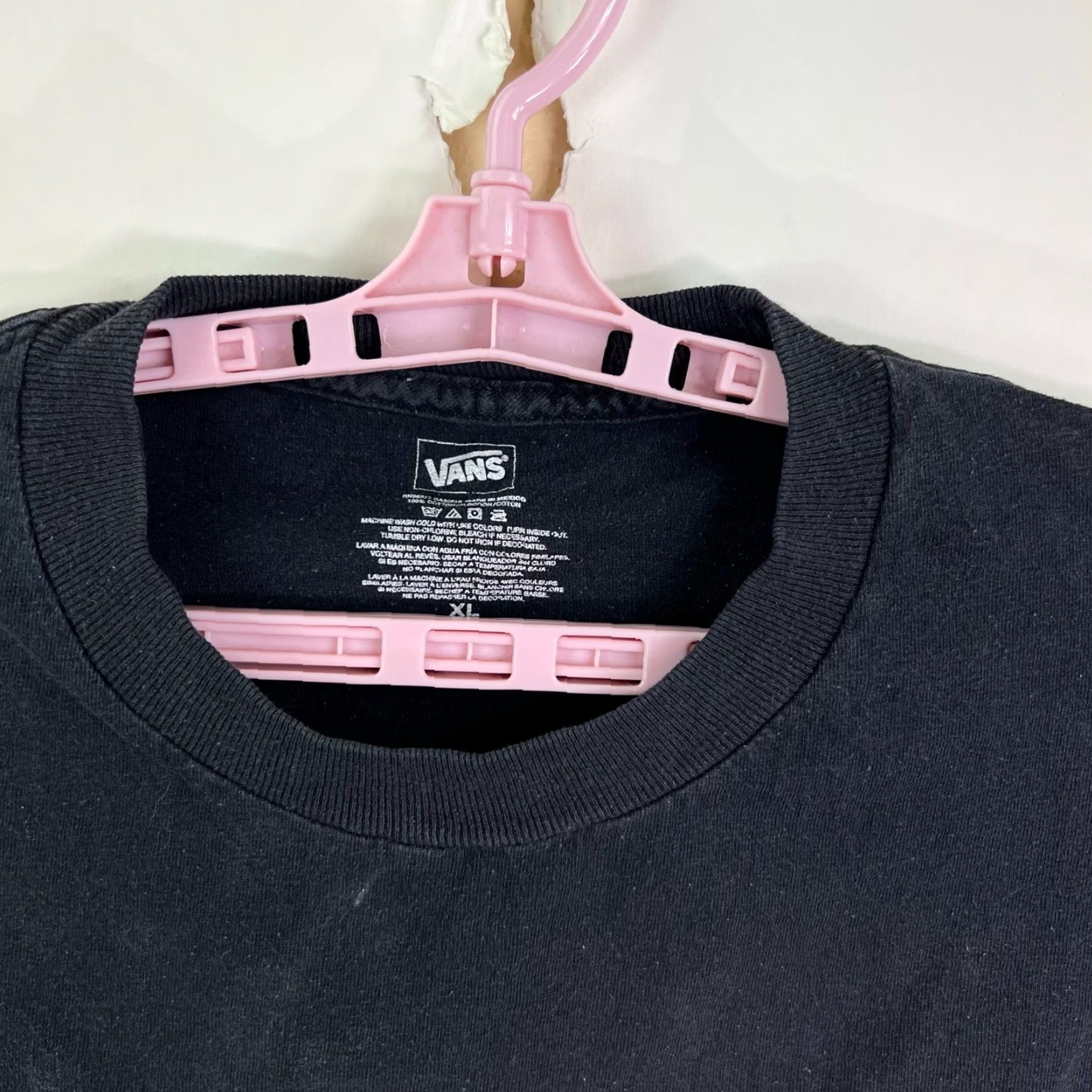 Vans Vans Skater T Shirt Mens XL Black Short Sleeve Size US XL / EU 56 / 4 - 3 Thumbnail