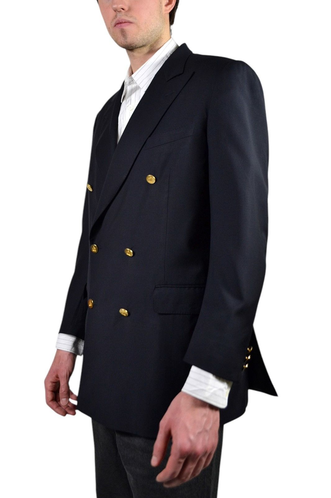 Lanvin Lanvin Double-Breasted Wool Blazer Size 52L - 5 Thumbnail