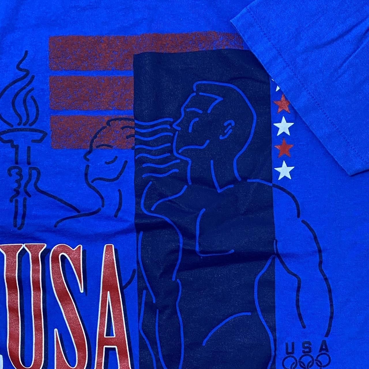 Hanes Vintage USA Olympic Team Blue Tee Size XL Size US XL / EU 56 / 4 - 3 Thumbnail
