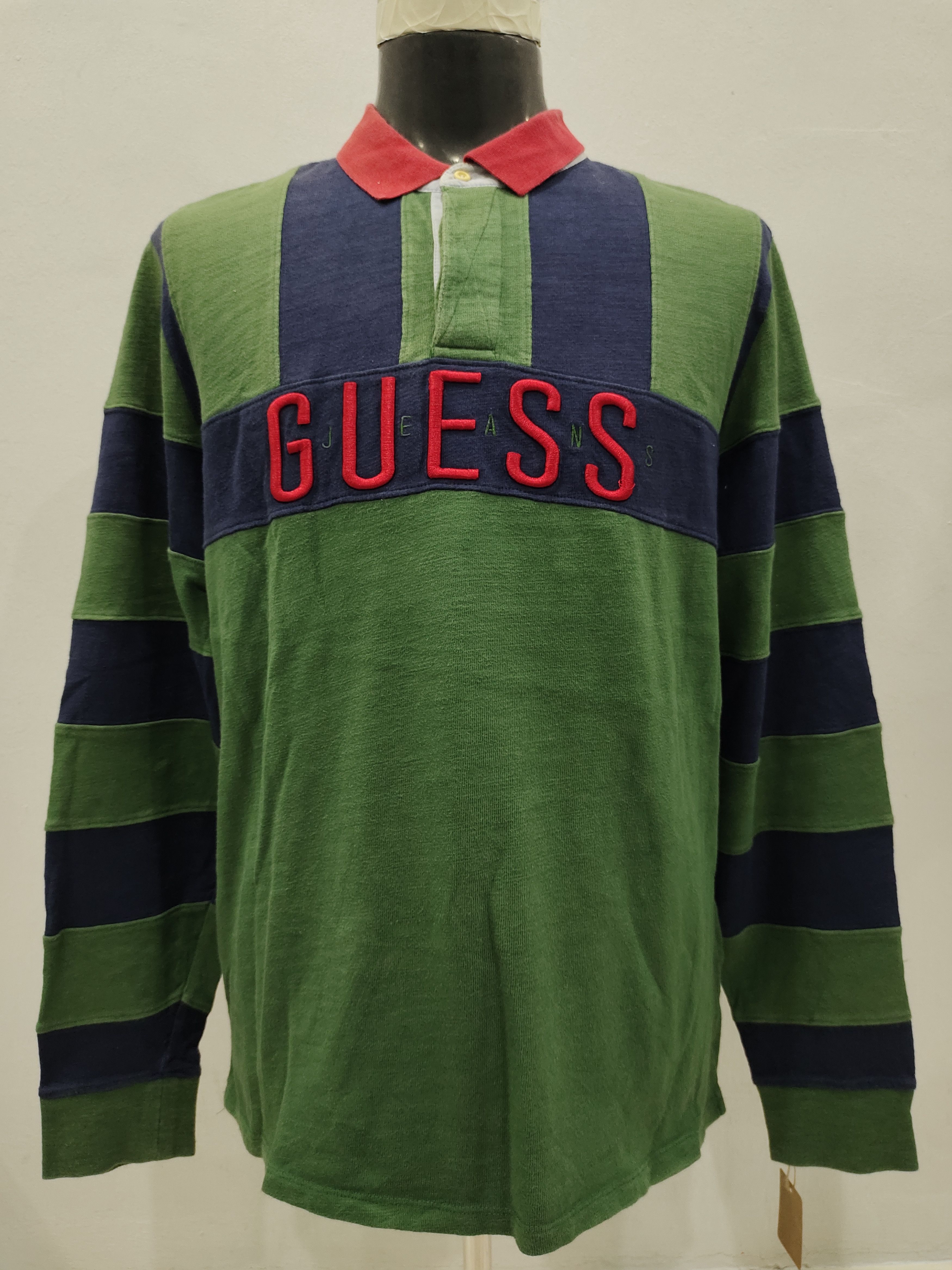Guess Vintage Guess Jeans Polo Size US L / EU 52-54 / 3 - 1 Thumbnail