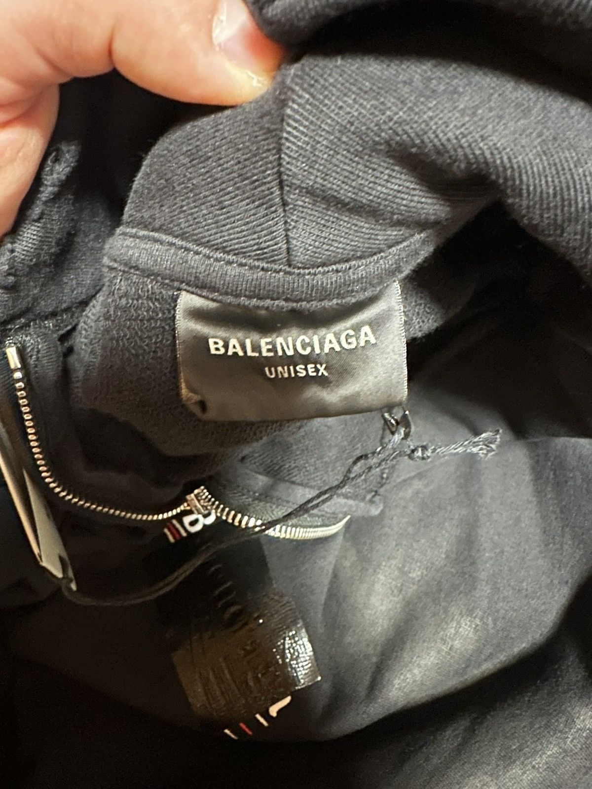 Balenciaga Balenciaga Winter22 Gaffer Zip Hoodie Size US L / EU 52-54 / 3 - 8 Thumbnail