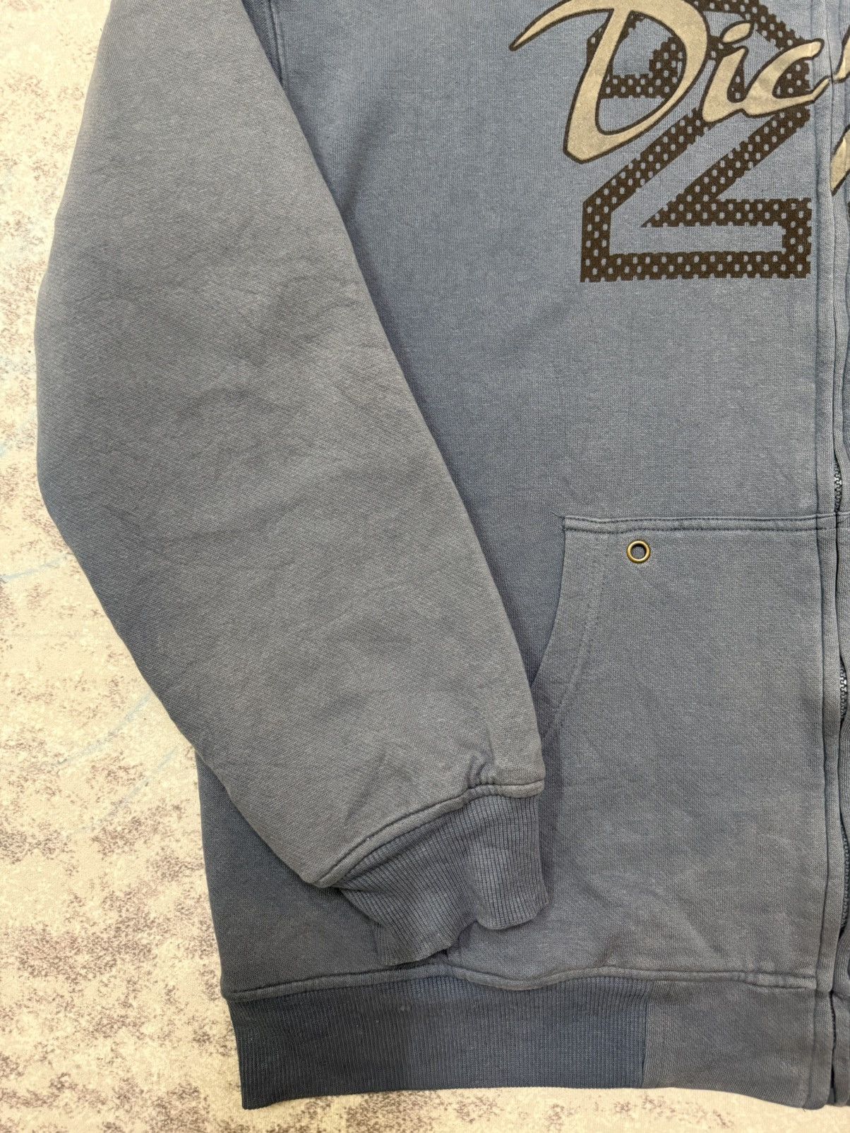 Dickies VINTAGE DICKIES SHERPA LINED ZIP UP SWEATER HOODIE Size US XL / EU 56 / 4 - 4 Thumbnail