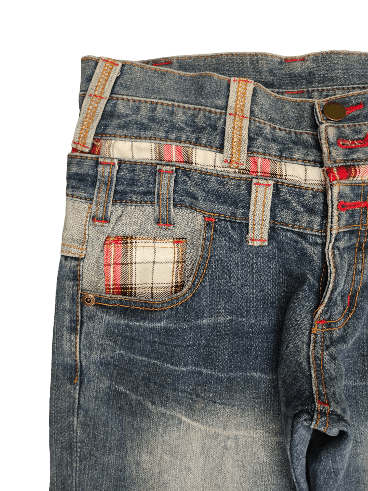 Hysteric Glamour Japanse Brand Double Waist Buckle Back Ppfm Undercover Style Size US 33 - 12 Thumbnail