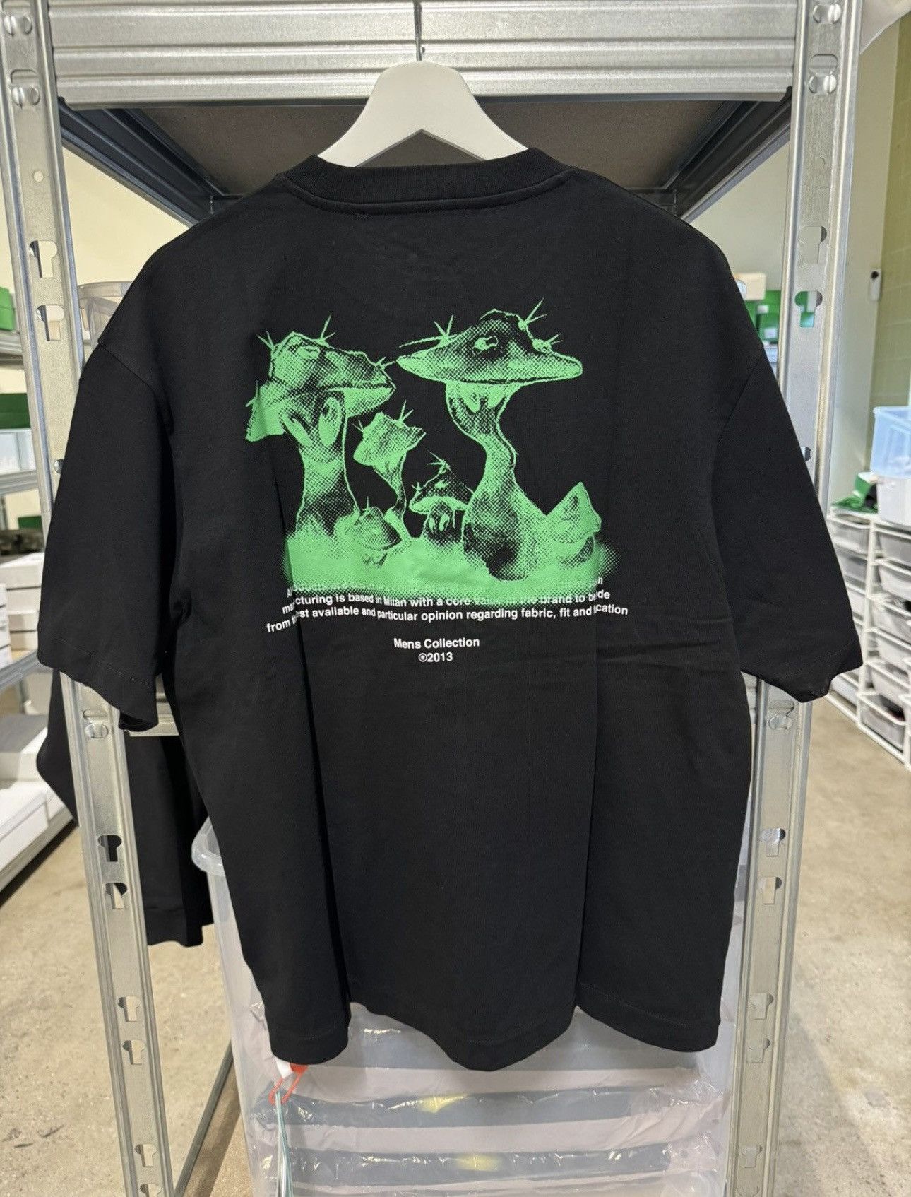 Off-White Alien Mushroom T-Shirt NEW 550$