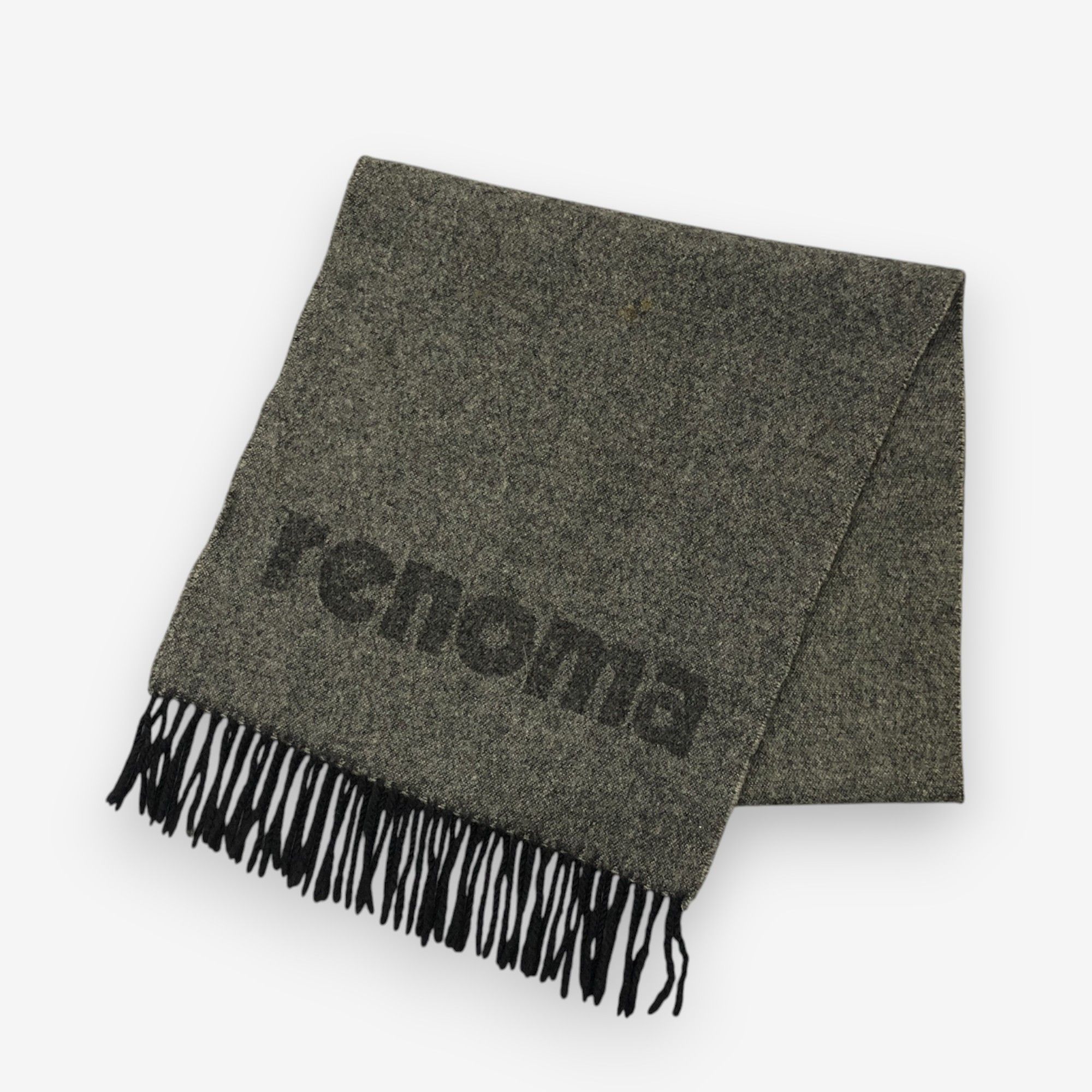 Renoma Vintage Renoma Scarf Muffler Wool Winter Fringe Scarves Size ONE SIZE - 3 Thumbnail