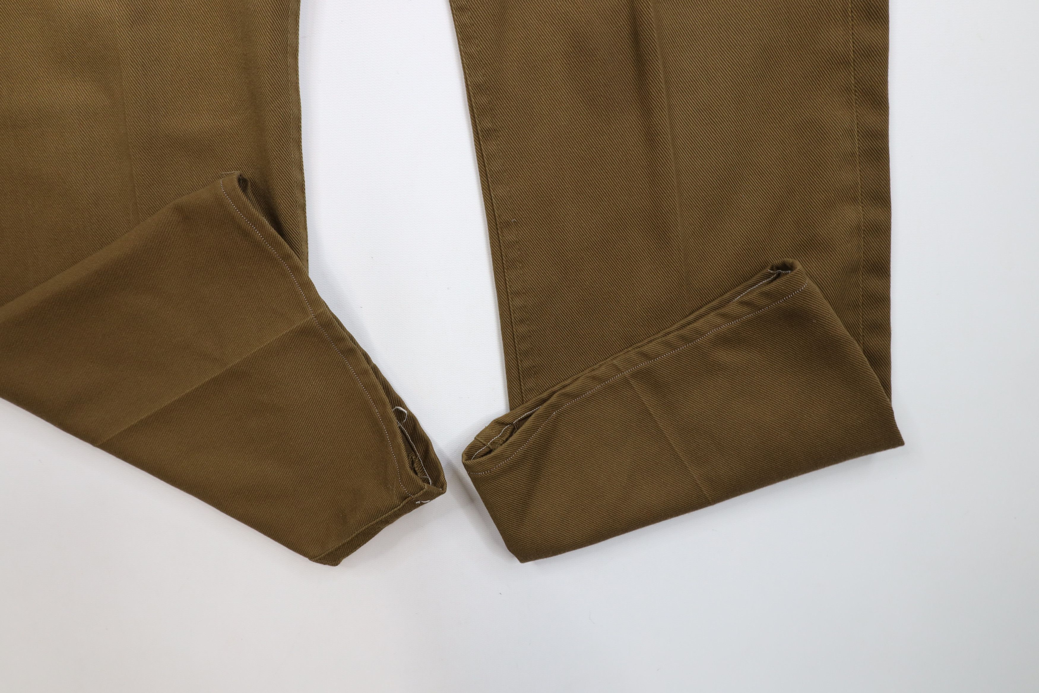 Lee × Vintage Vintage 70s Lee Faded Flared Wide Leg Denim Jeans Brown USA Size US 34 / EU 50 - 7 Thumbnail