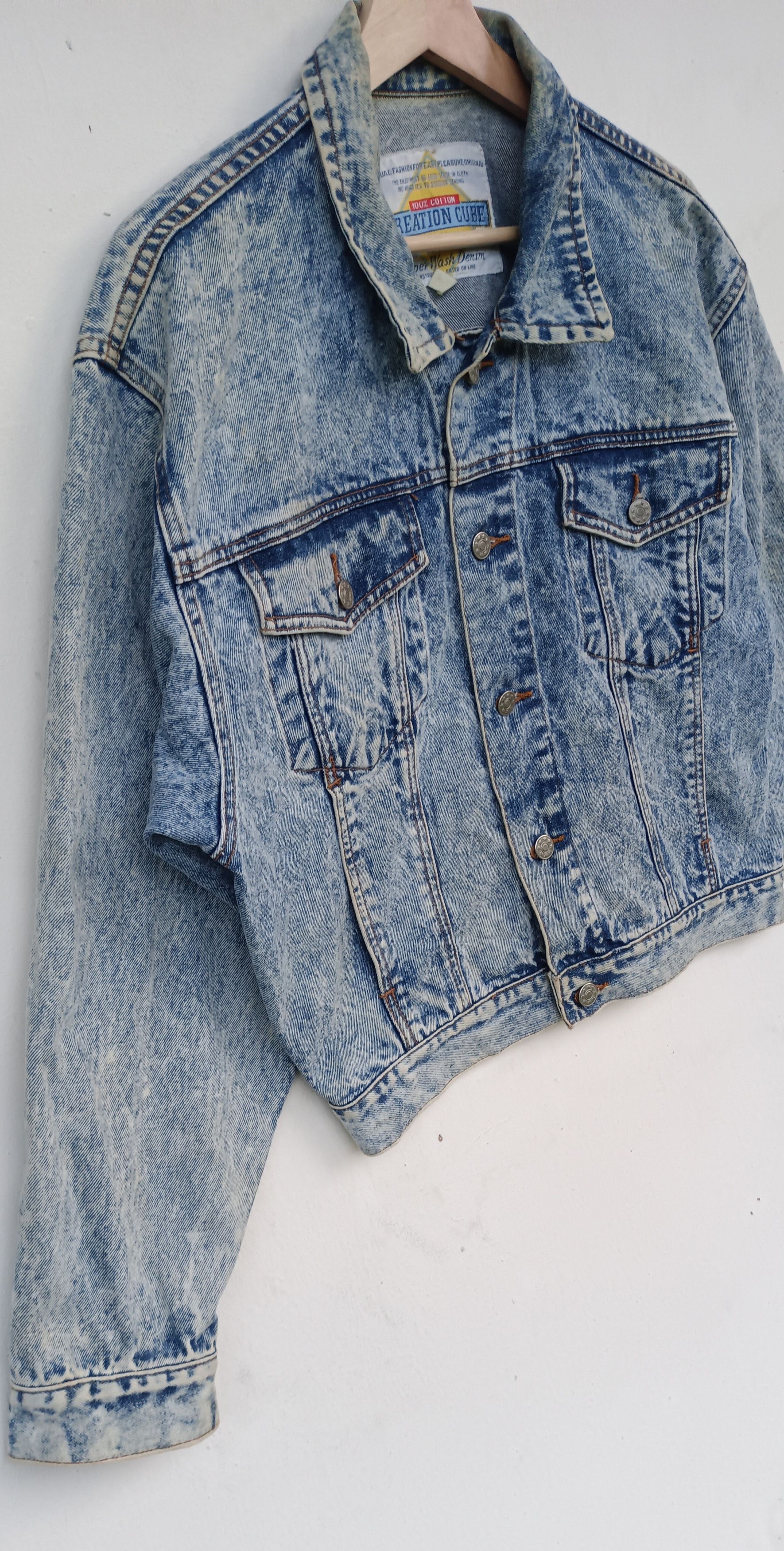 Japanese Brand × Vintage Accept offer🔥🔥Vintage Creation Cube Superwash Denim Size US M / EU 48-50 / 2 - 3 Thumbnail