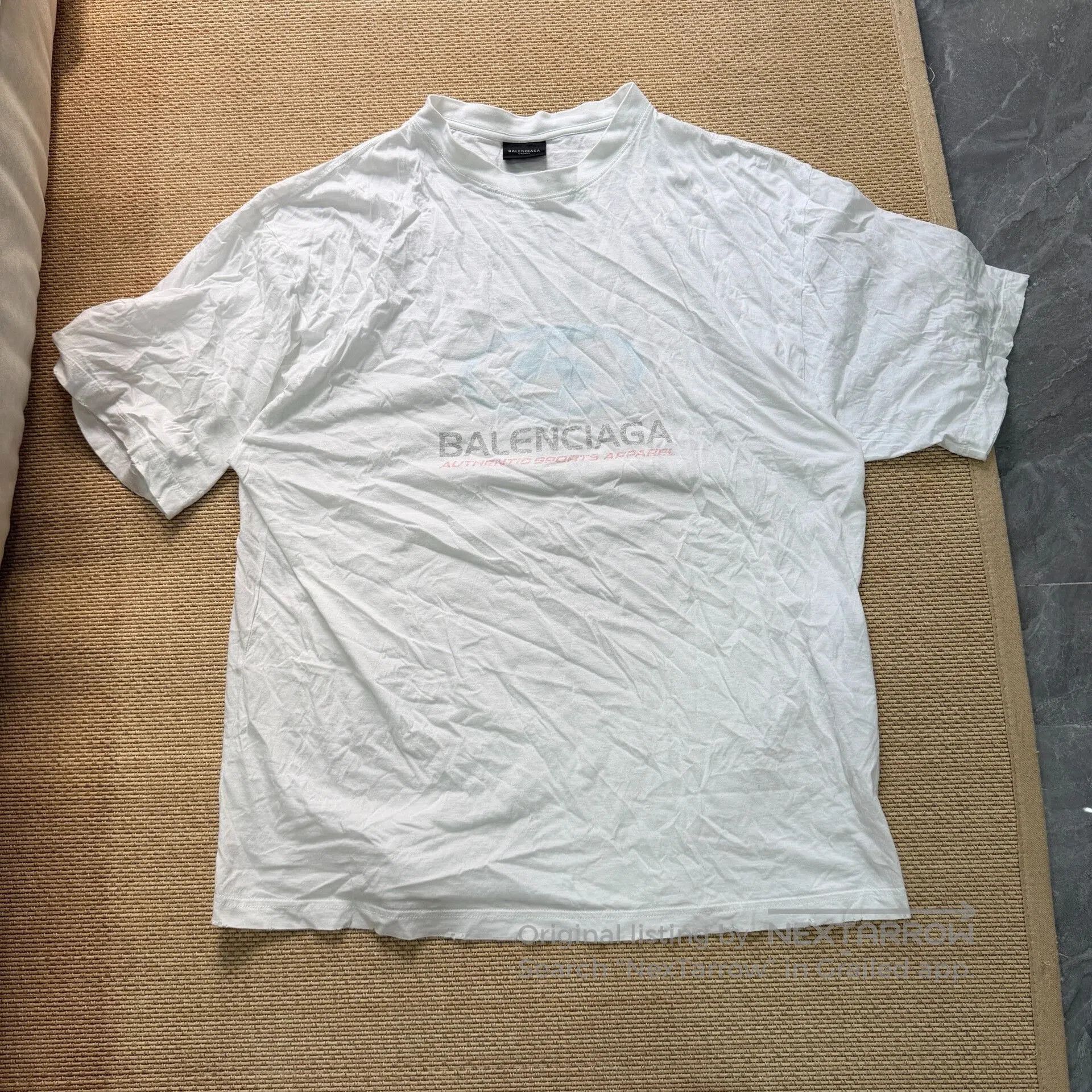 Balenciaga Balenciaga Vintage White Short Sleeve T-Shirt. Size US S / EU 44-46 / 1 - 1 Thumbnail