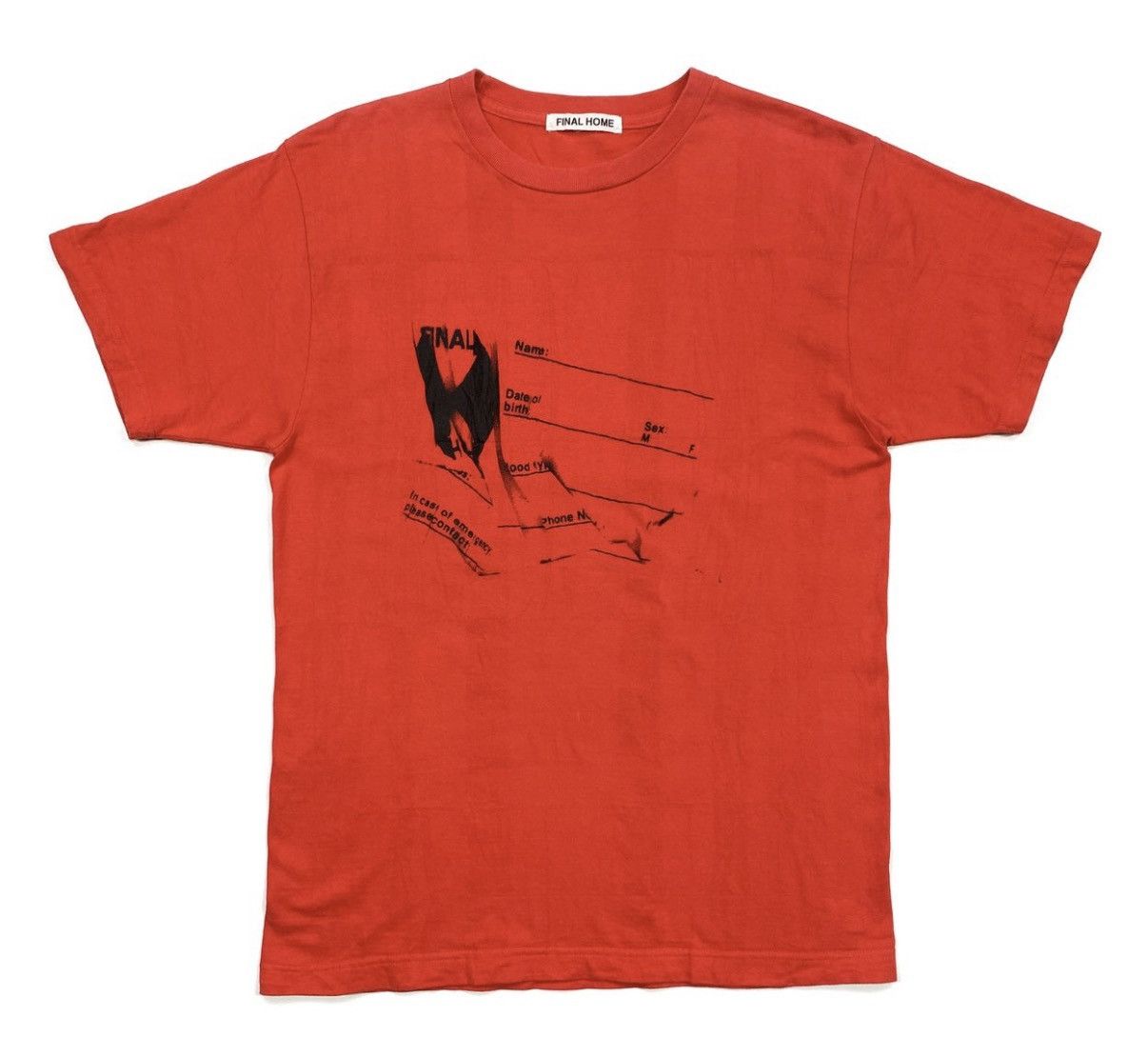 Final Home Deadstock Final Home Misprint Label Tee Size US L / EU 52-54 / 3 - 4 Thumbnail