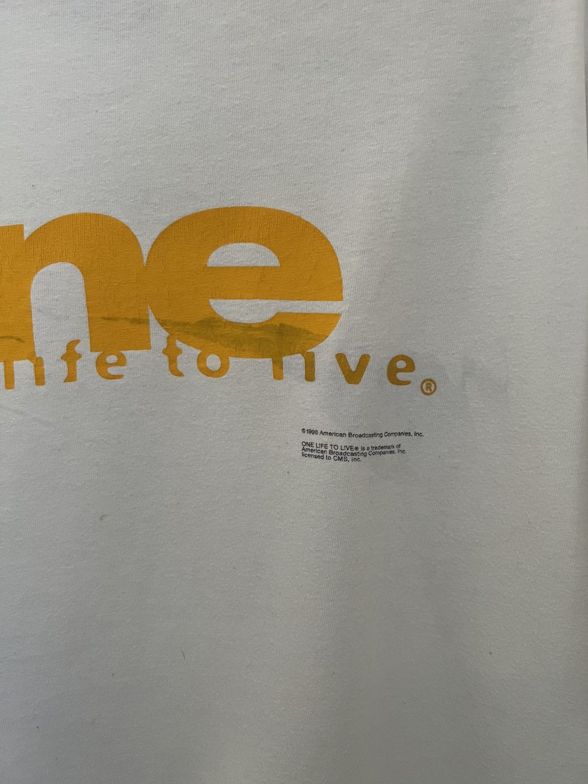 Hanes 1996 One Life to Live Single Stitch Tee Size US XL / EU 56 / 4 - 5 Thumbnail