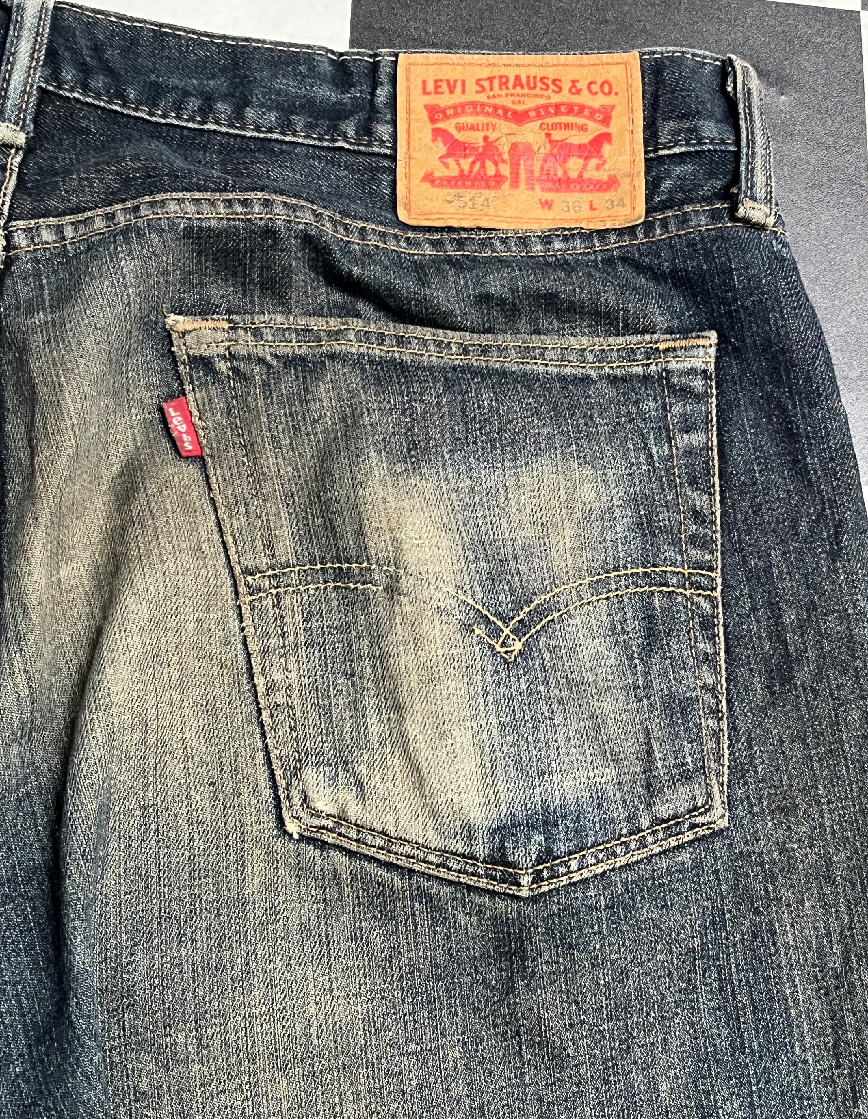 Levi's Levis 514 Jeans 36x34 - L173 Size US 36 / EU 52 - 9 Thumbnail