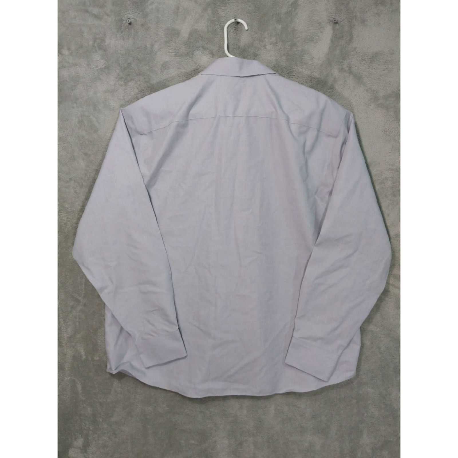 UNTUCKit UNTUCKit Shirt Mens 2XL Gray Relaxed Long Sleeve Button Up Wrinkle Resistant Cotton Solid Classic Button-Up Mens Size US XXL / EU 58 / 5 - 2 Thumbnail