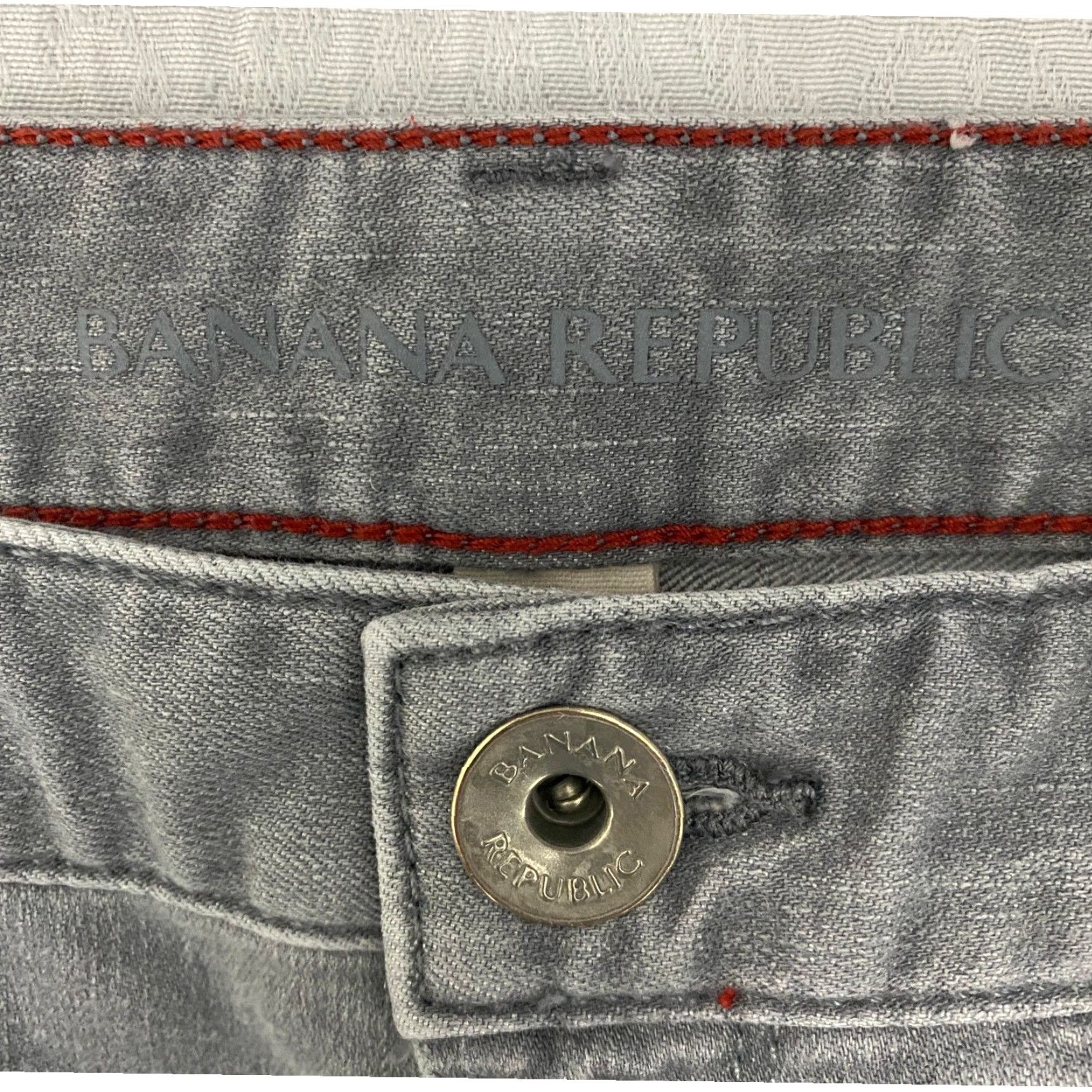 Banana Republic Banana Republic Jeans Slim Gray Wash Women's 26 Slim Fit Denim 5-Pocket Button Zip Cotton Blend Spandex Size 26" / US 2 / IT 38 - 3 Thumbnail