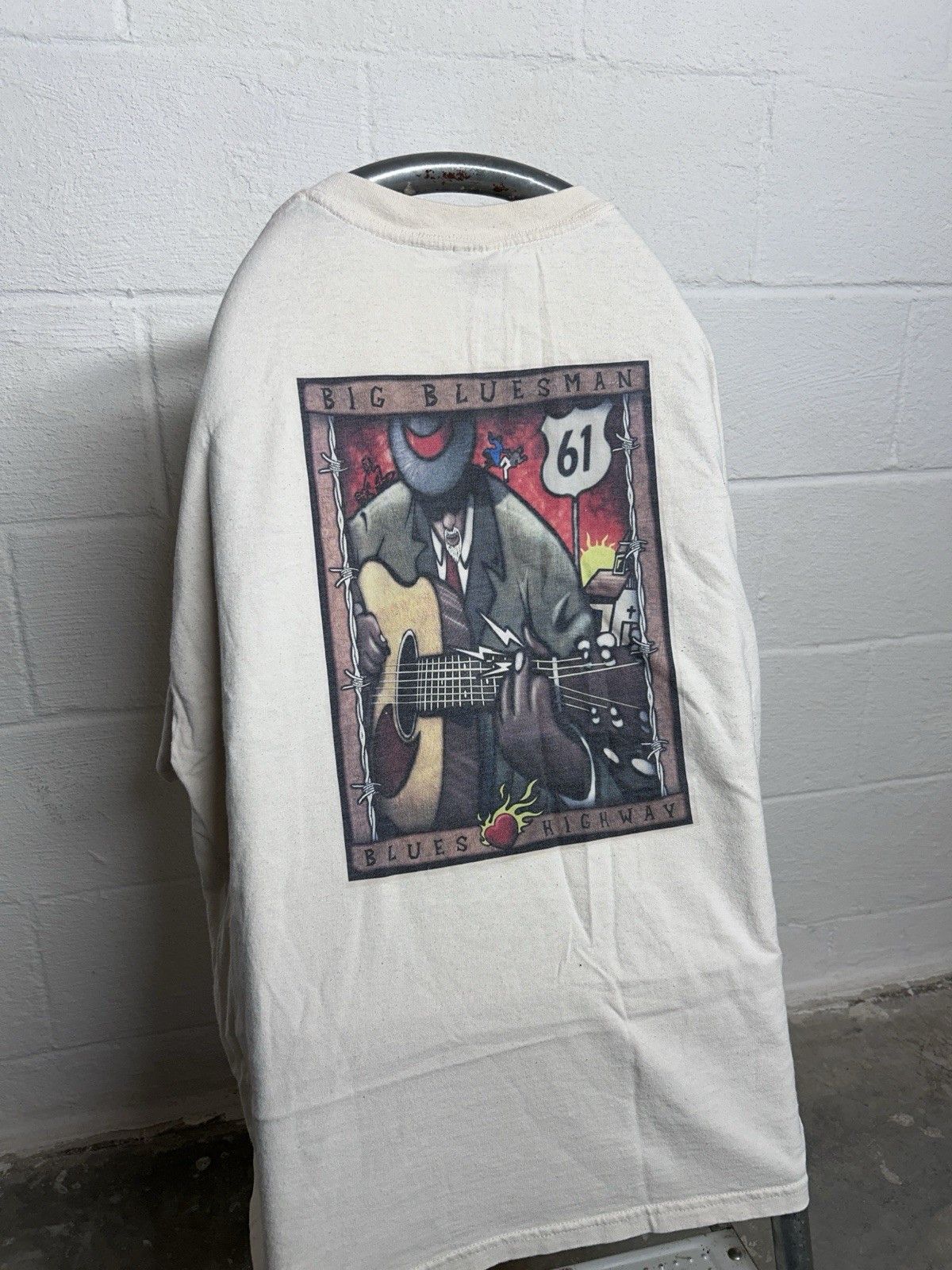 Gildan Vintage Y2K Memphis Beale Street Music Festival Blues Tee Size US XL / EU 56 / 4 - 2 Thumbnail
