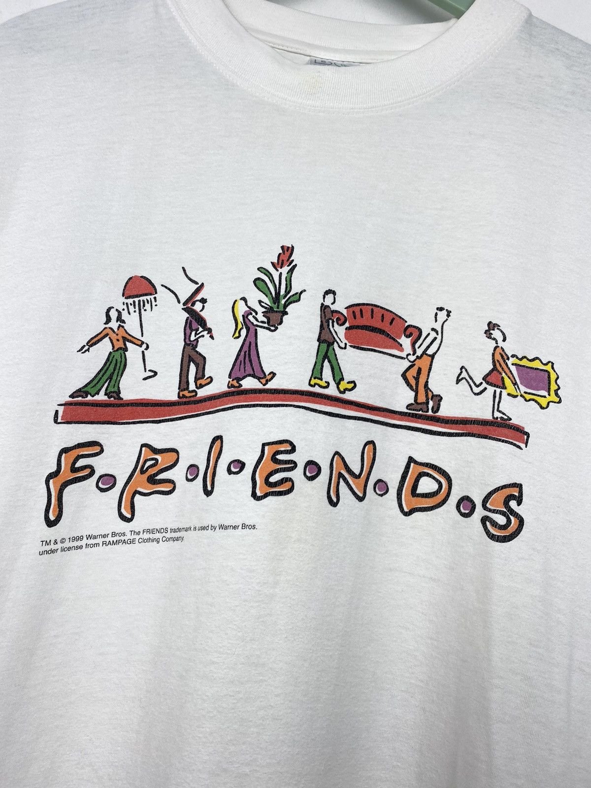 Vintage Vintage Friends 1999 T Shirt Tee Charmed Y2K Warner Bros Size US XL / EU 56 / 4 - 2 Thumbnail