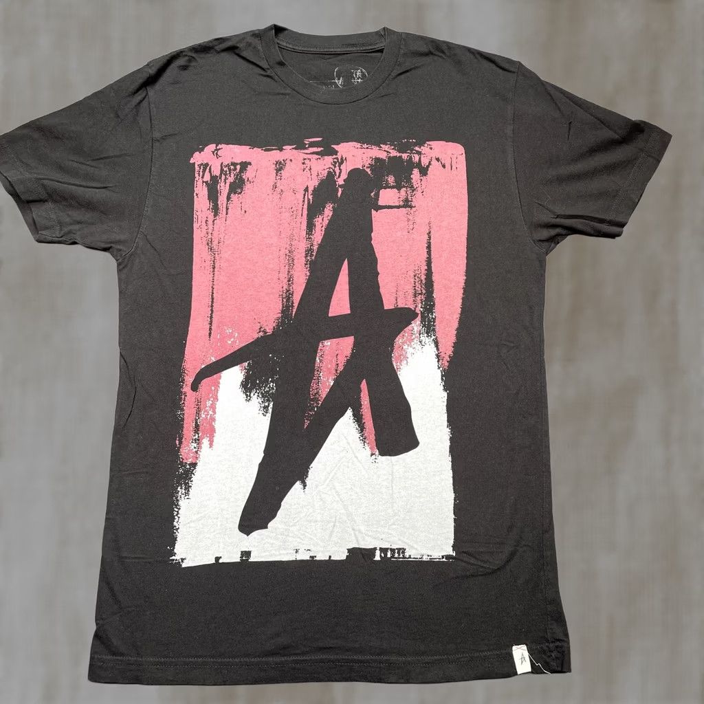 Altamont Altamont Shirt Mens Medium Black Brushstroke A Graphic Skateboard Art Streetwear Crew Neck Short Sleeve Shirt Mens Black Graphic Print Logo 90s? Size US M / EU 48-50 / 2 - 1 Thumbnail