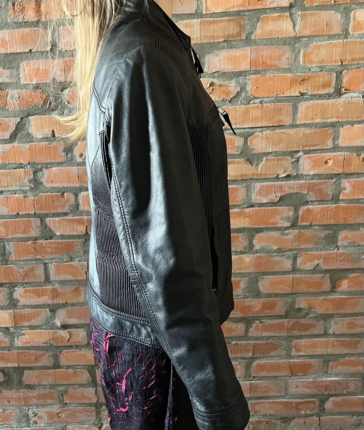 Leather Vintage Women’s Leather Biker Jacket Size L / US 10 / IT 46 - 17 Thumbnail