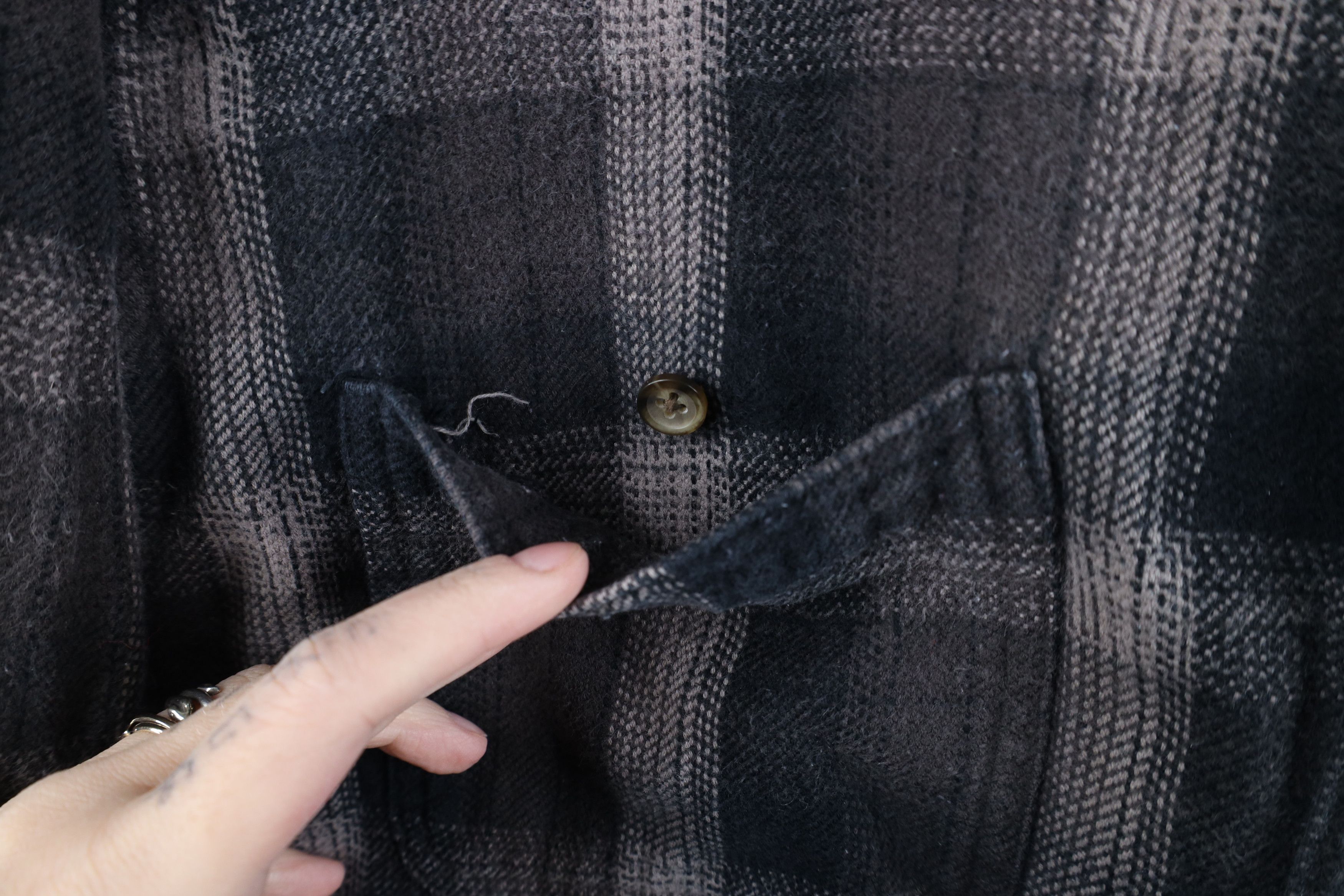 Vintage Vintage 90s Y2K Streetwear Heavy Flannel Button Shirt Plaid Size US M / EU 48-50 / 2 - 4 Thumbnail