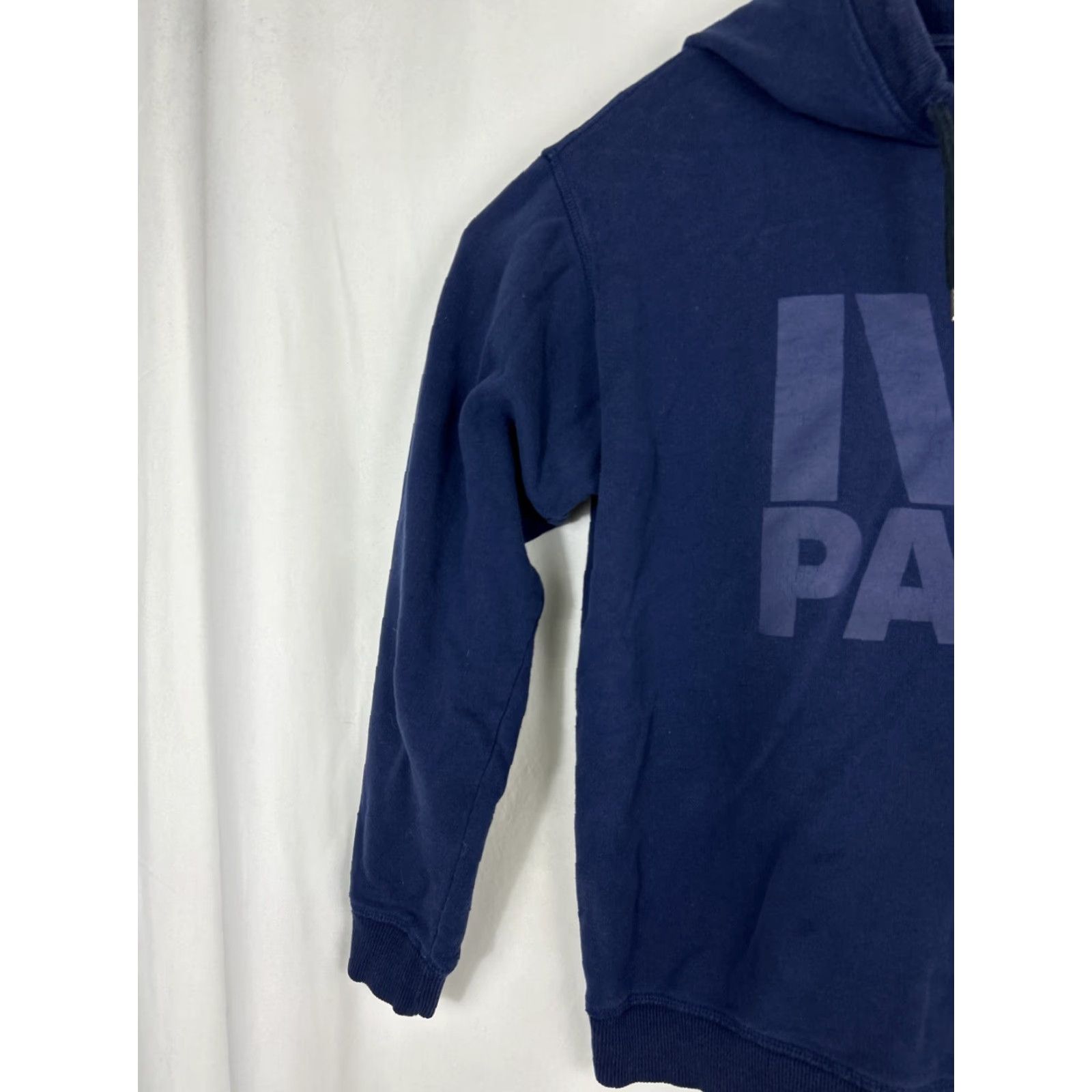 Ivy Park IVY PARK Womens Medium Navy Blue Pullover Hooded Sweatshirt Size M / US 6-8 / IT 42-44 - 2 Thumbnail