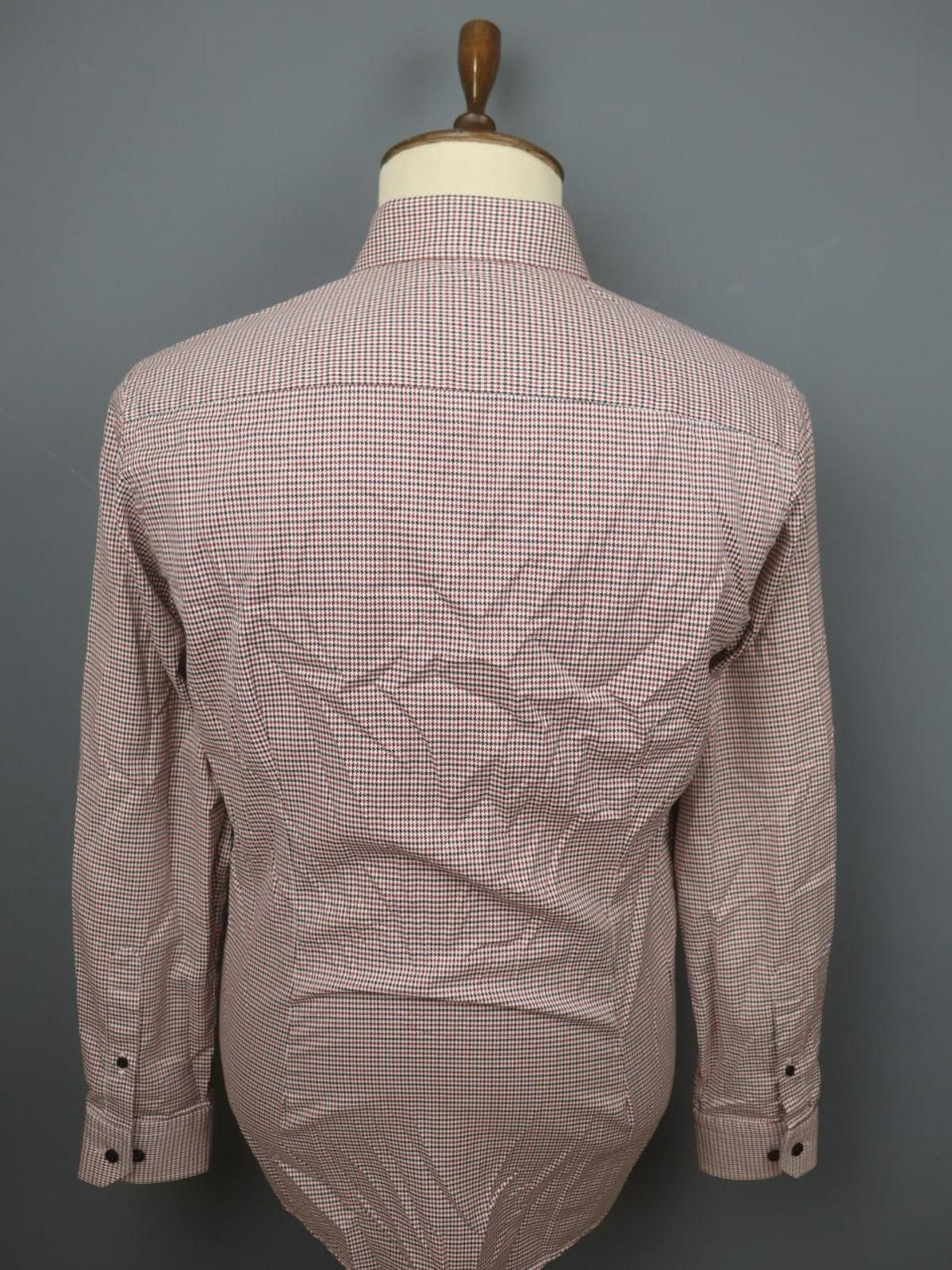 Eton Eton Multicolor Houndstooth Collared Dress Shirt Size 40 Size 38R - 6 Thumbnail