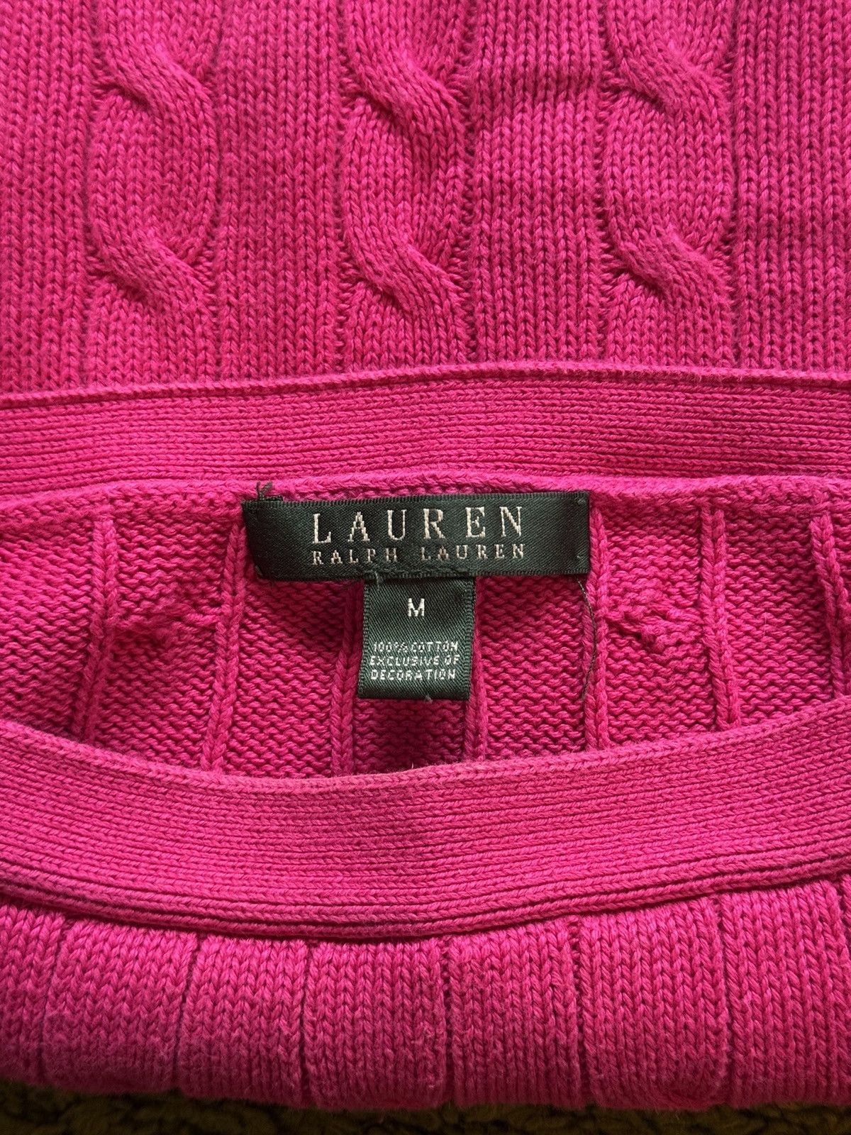 Lauren Ralph Lauren Lauren Ralph Lauren cable knit pullover sweater Size M / US 6-8 / IT 42-44 - 3 Thumbnail