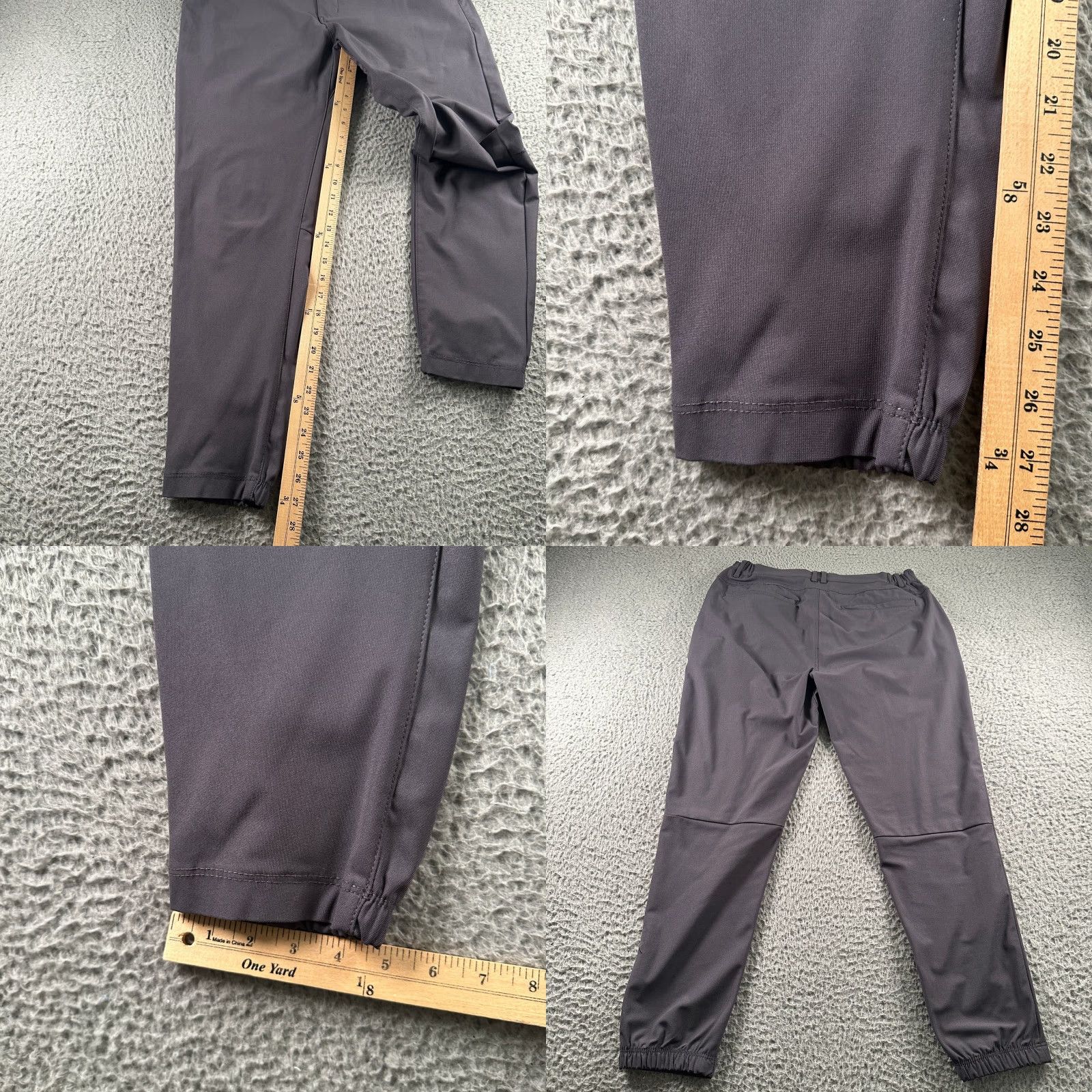 Cuts CUTS Pants Mens L Dark Gray Tapered Jogger Travel Performance Polyester Stretch Jeans Jogger Pants Size US 33 - 8 Thumbnail