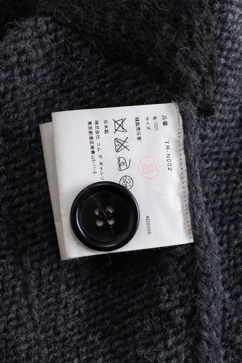 Comme des Garcons Comme des Garcons Lapel double-breasted cardigan wool swea Size M / US 6-8 / IT 42-44 - 9 Thumbnail