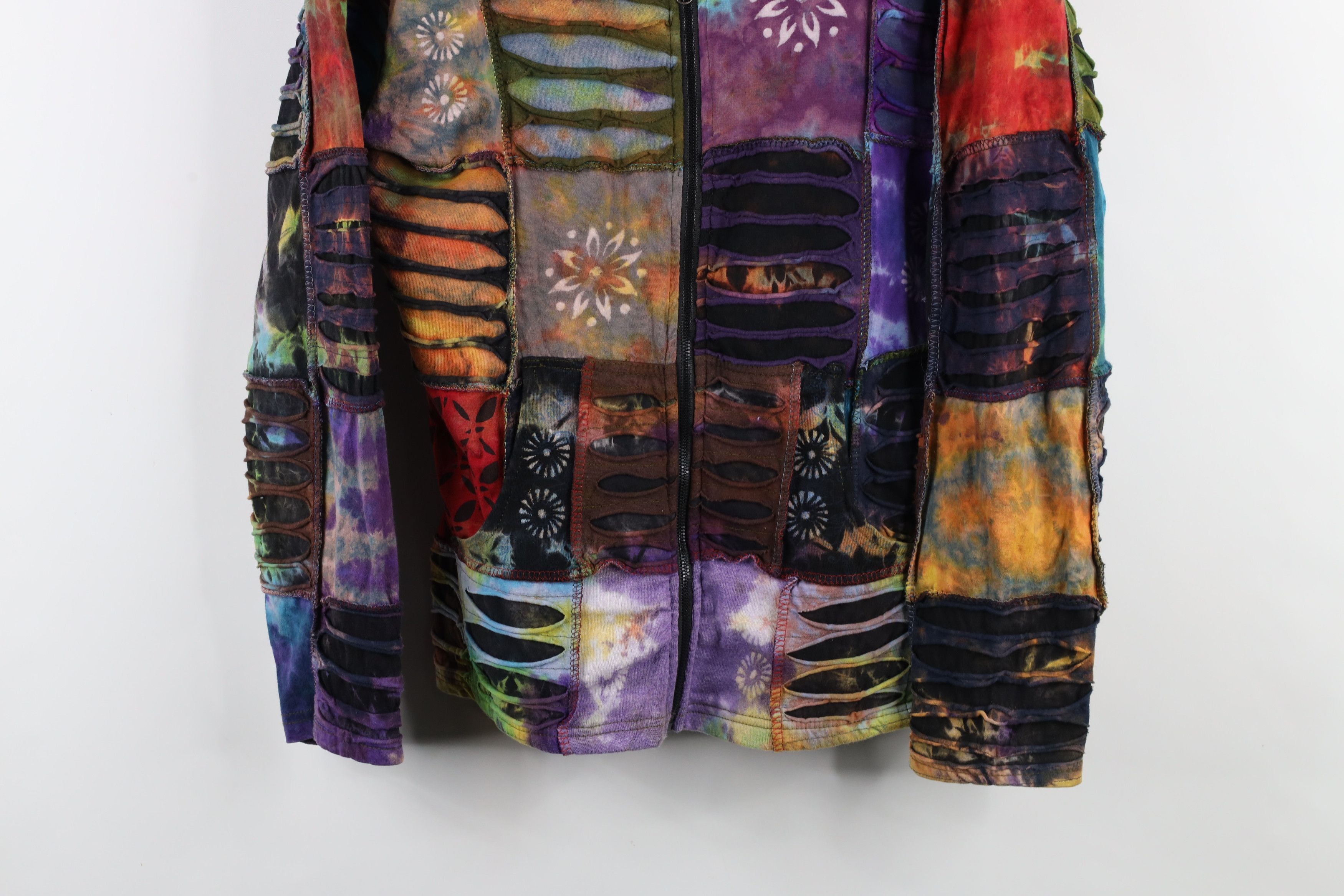 Vintage Vintage 90s Y2K Streetwear Fairy Full Zip Hoodie Sweatshirt Size XL / US 12-14 / IT 48-50 - 3 Thumbnail