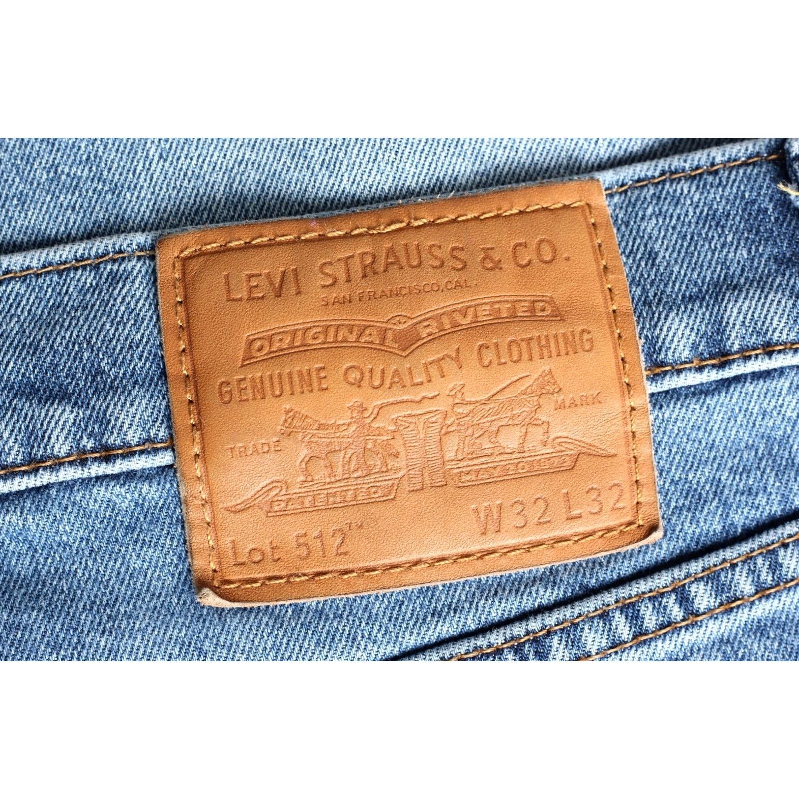 Levi's LEVI’S PREMIUM 512 Slim Tapered Jeans Men Size W32 ~L29 Stretch Big E DZ8185 Size US 32 / EU 48 - 6 Thumbnail