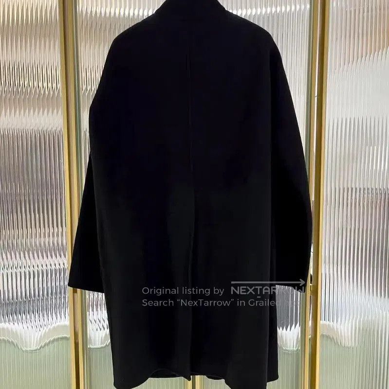 Burberry Burberry Women's Black Wool Mid-Length Coat. Size L / US 10 / IT 46 - 2 Thumbnail