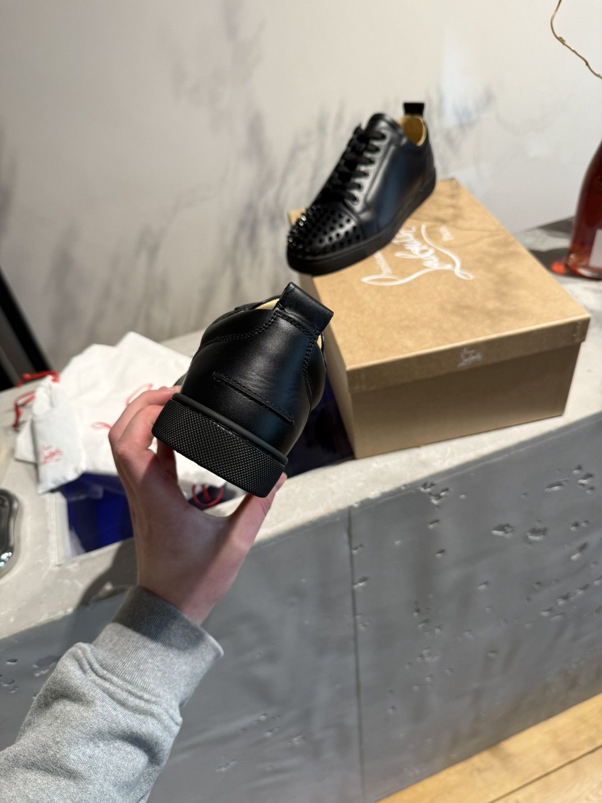 Christian Louboutin BNWT Christian Louboutin Junior Spike Sneaker Size US 9 / EU 42 - 4 Thumbnail