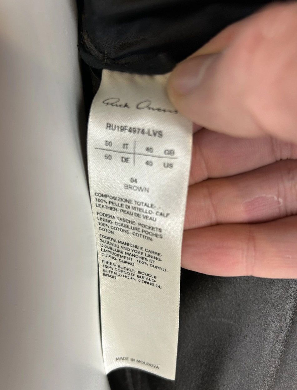Rick Owens Rick owens leather coat Size US M / EU 48-50 / 2 - 7 Thumbnail