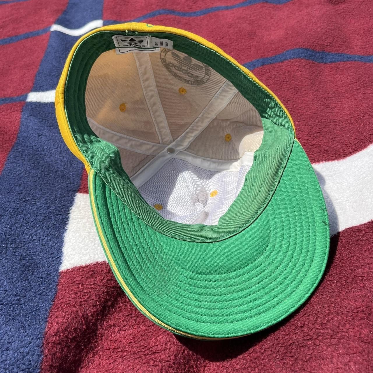 Adidas Adidas Foam Hat Cap Trefoil Green Yellow Size S 7 Retro Size ONE SIZE - 3 Thumbnail