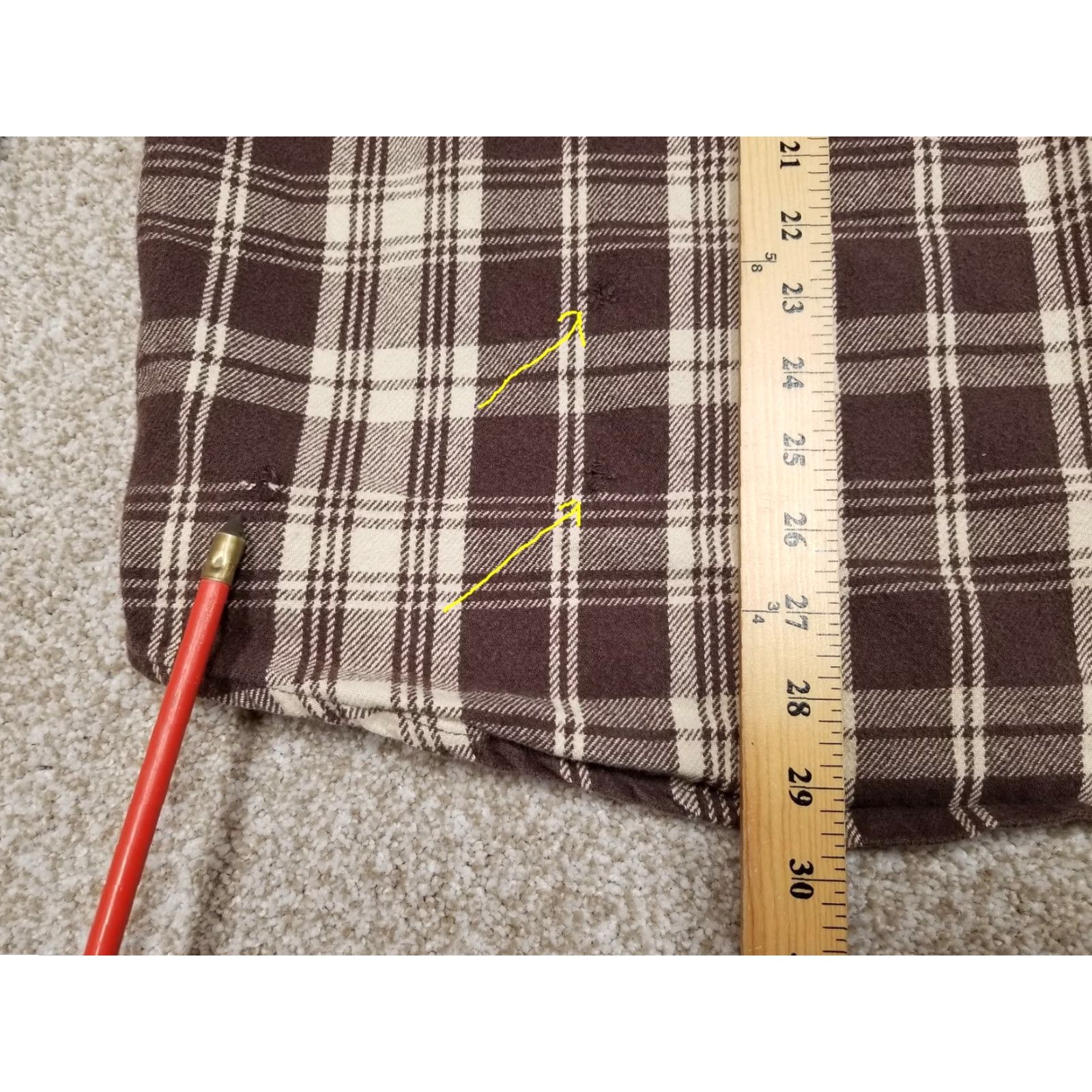 Vintage VINTAGE Old Toledo Workwear Flannel Shirt Mens XLT Brown Plaid Heavy Outdoors Button-Up, Cotton, Long Sleeve, Collared, Casual Mens Size US XL / EU 56 / 4 - 6 Thumbnail