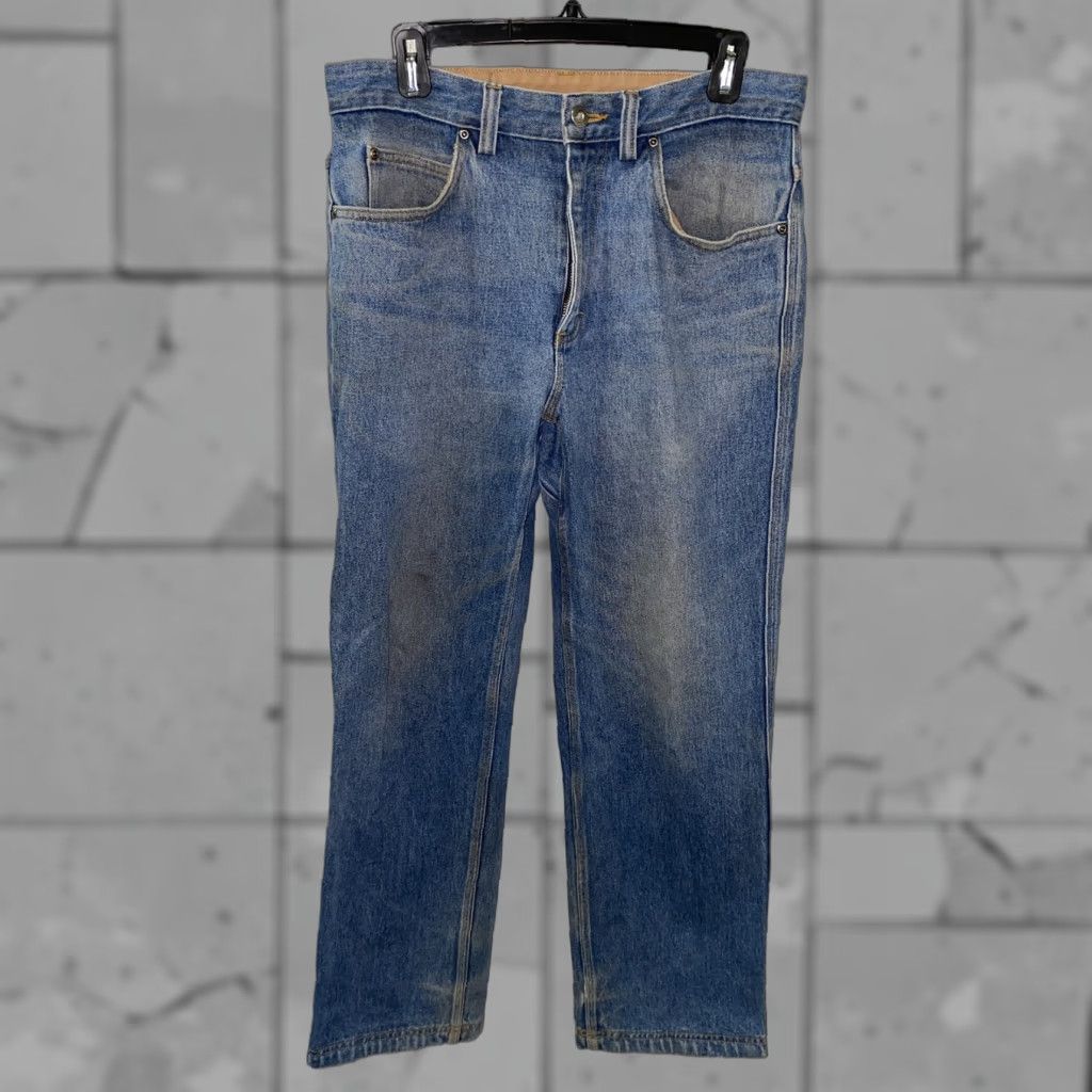 CO Duluth Denim Jeans Zip Fly Mens Blue 32 x 30 Regular Denim Jeans Mens Size 32 Zip Size US 32 / EU 48 - 1 Thumbnail