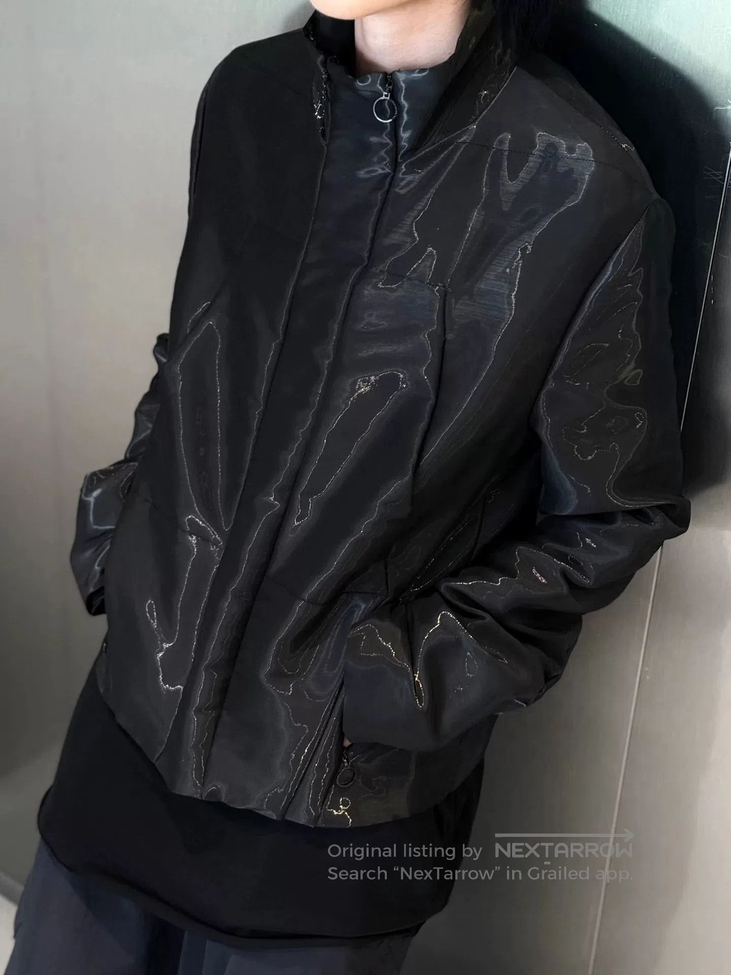 Balenciaga Balenciaga Deconstructed Liquid Metal Jacket. Size US S / EU 44-46 / 1 - 9 Thumbnail