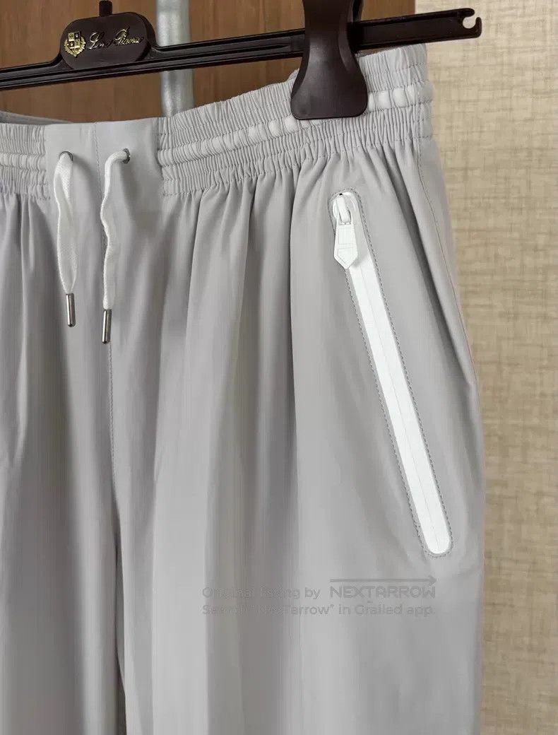Hermes Hermes Men's Drawstring Casual Pants Size US 38 / EU 54 - 2 Thumbnail