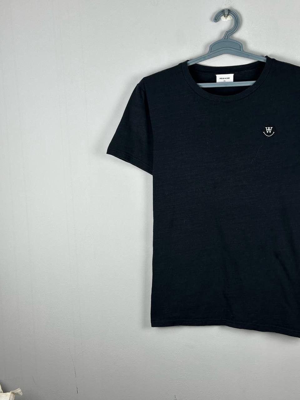 Wood Wood Wood Wood Black Cotton Logo T Shirt Made In Portugal Size US S / EU 44-46 / 1 - 2 Thumbnail