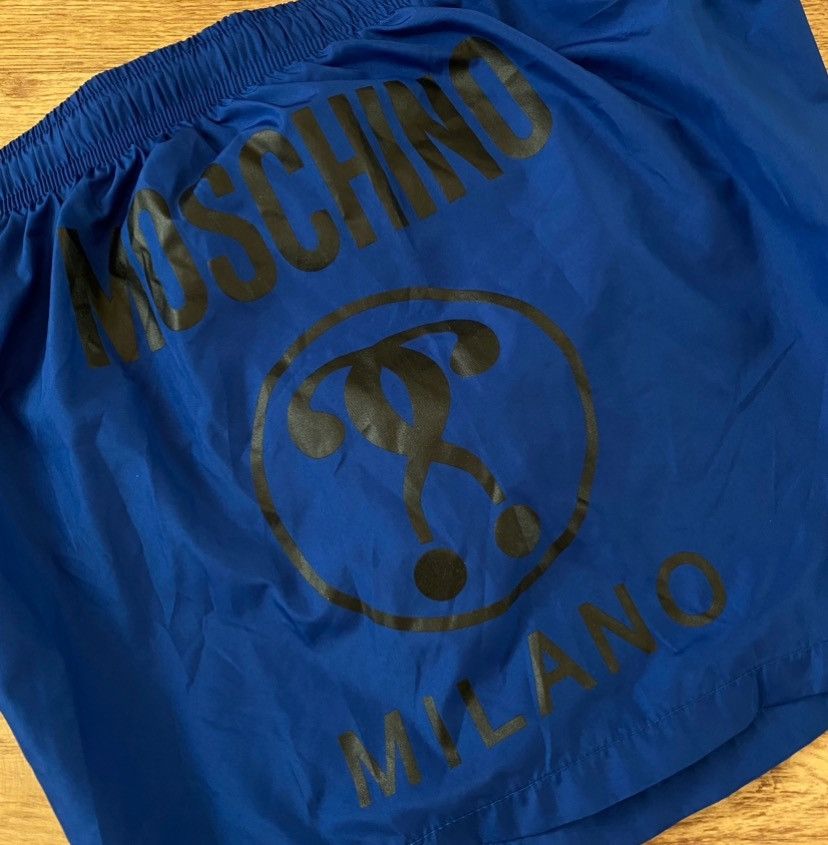 Moschino Moschino Milano Big Logo Swim Shorts x Luxury x Streetwear Size US 32 / EU 48 - 2 Thumbnail