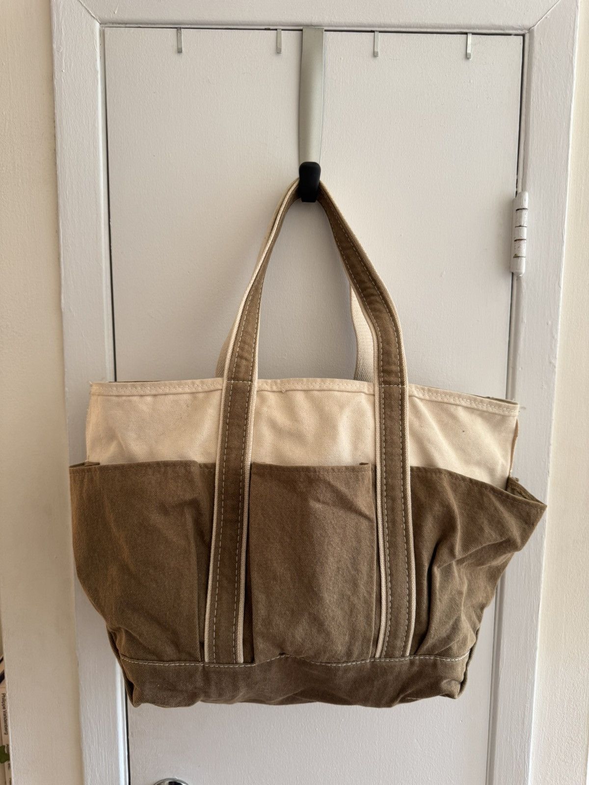 L.L. Bean Vintage LL BEAN Boat And Tote Zip Top Utility Gardening Bag Size ONE SIZE - 1 Thumbnail