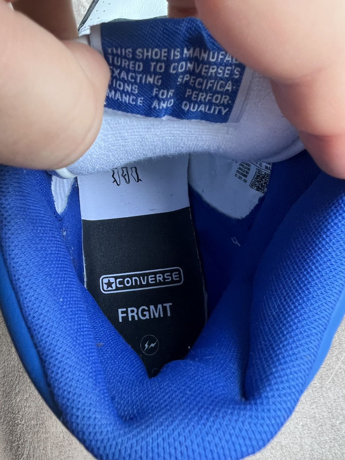 Converse × Vintage Converse Weapon Hi Fragment sneakers Size US 8.5 / EU 41-42 - 8 Thumbnail