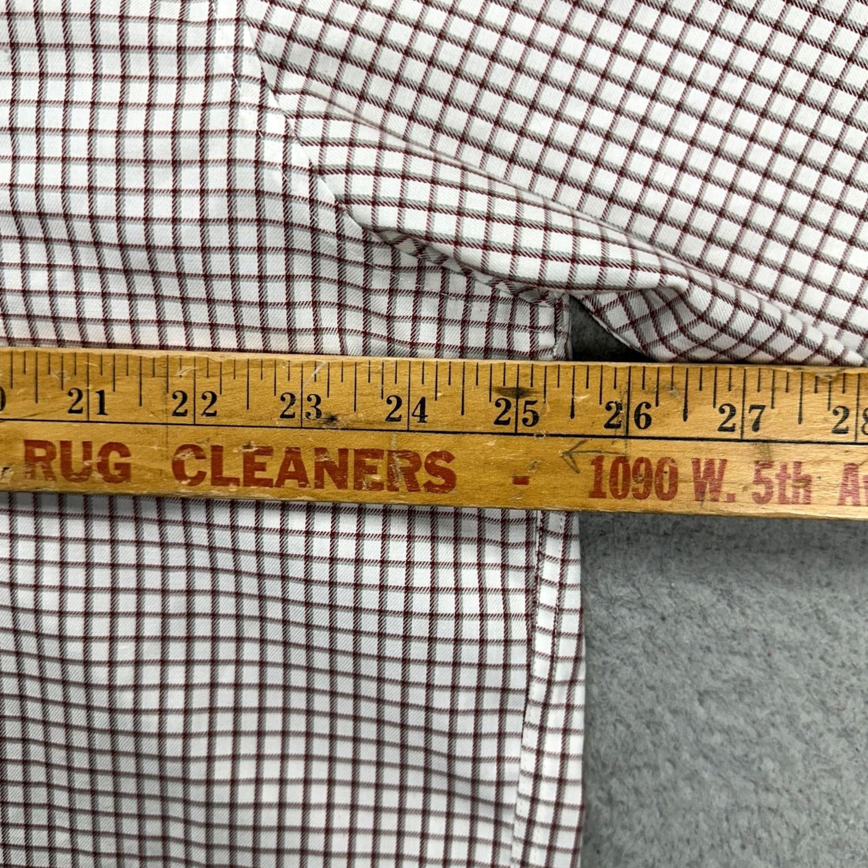 Vintage VINTAGE L.L. Bean Shirt Button Down Men Large Red White Plaid Short Sleeve Pocket Cotton Size US L / EU 52-54 / 3 - 5 Thumbnail